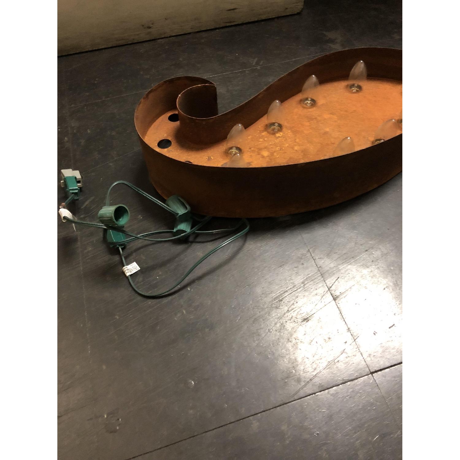 Vintage Marquee Mustache Sign w/ Lights - image-3