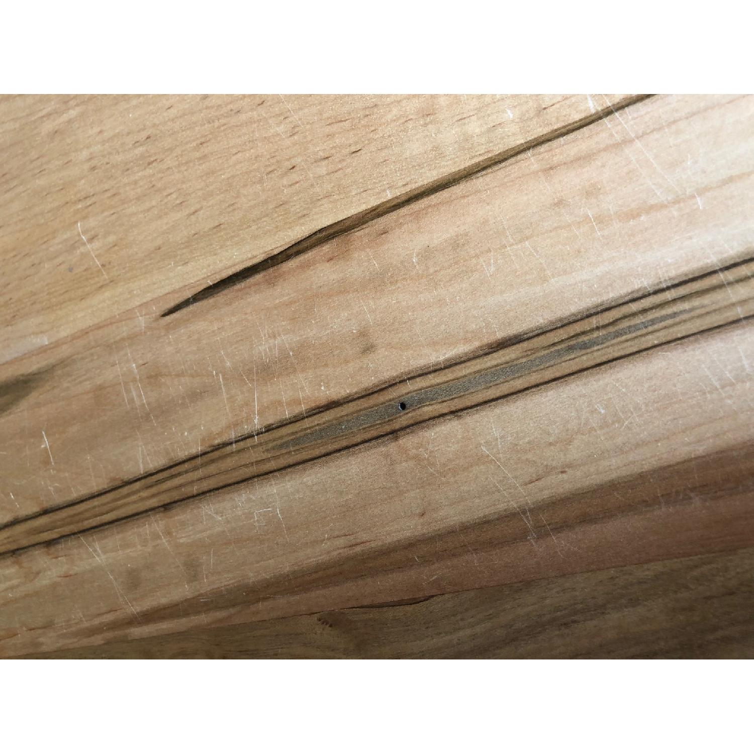 Mid Century Modern Desk/Table w/ Ambrosia Maple Wood Top - image-2