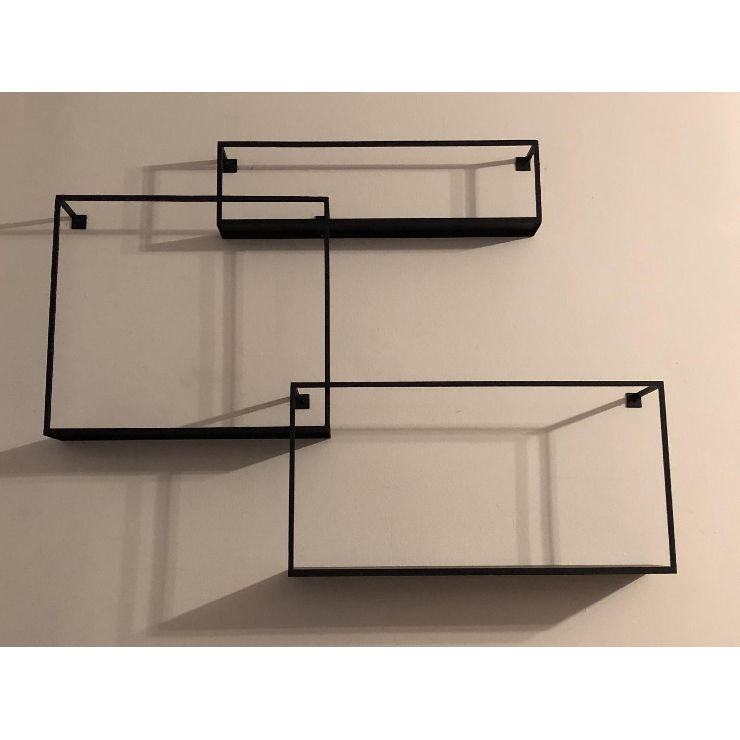 CB2 3Piece Floating Bookshelves AptDeco