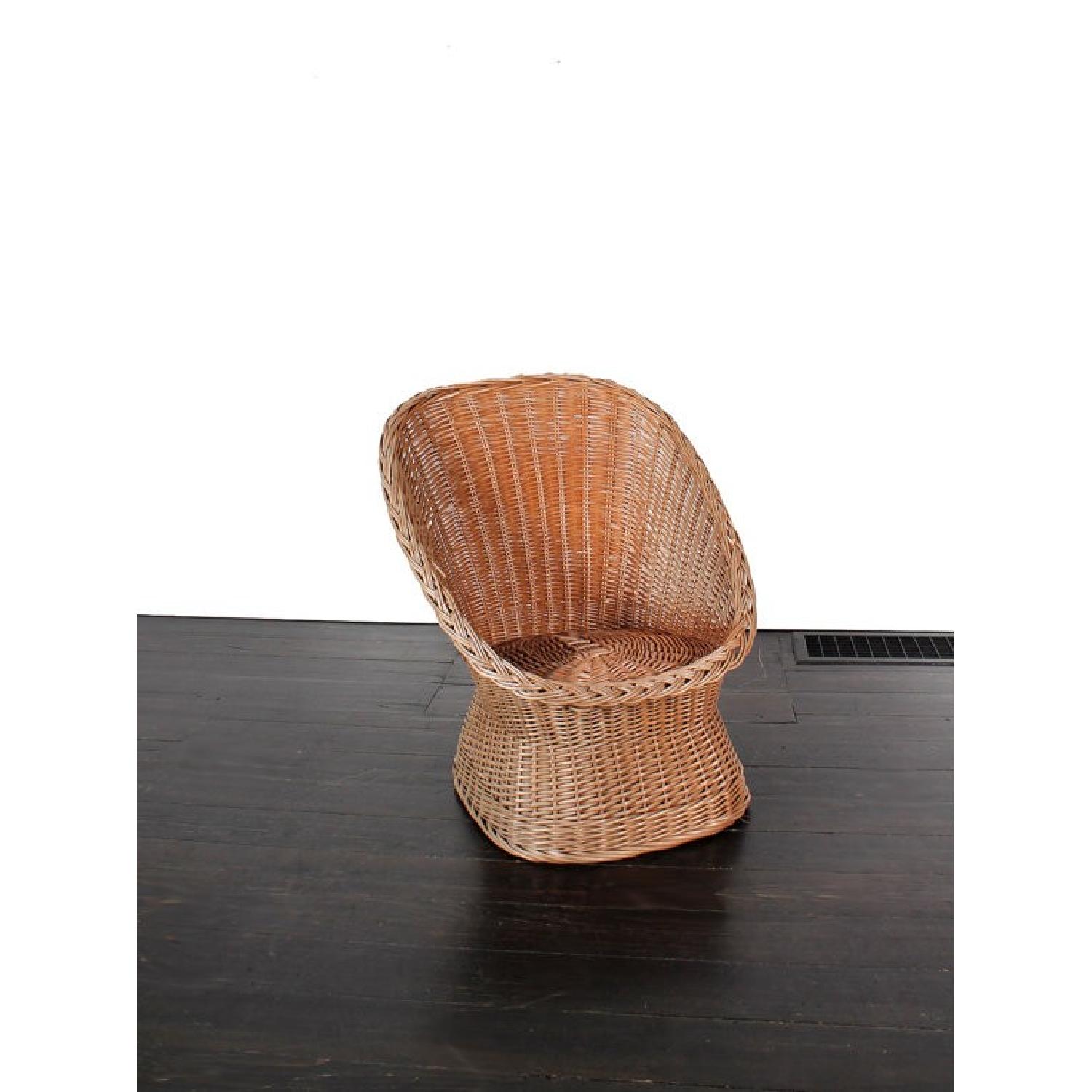 Vintage Wicker Chair - AptDeco