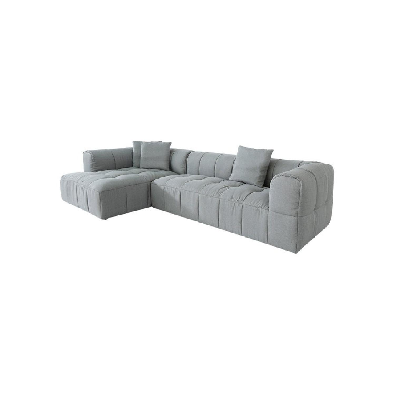 Gilt 808 Home Chelsea Left Arm Sectional Sofa - image-1