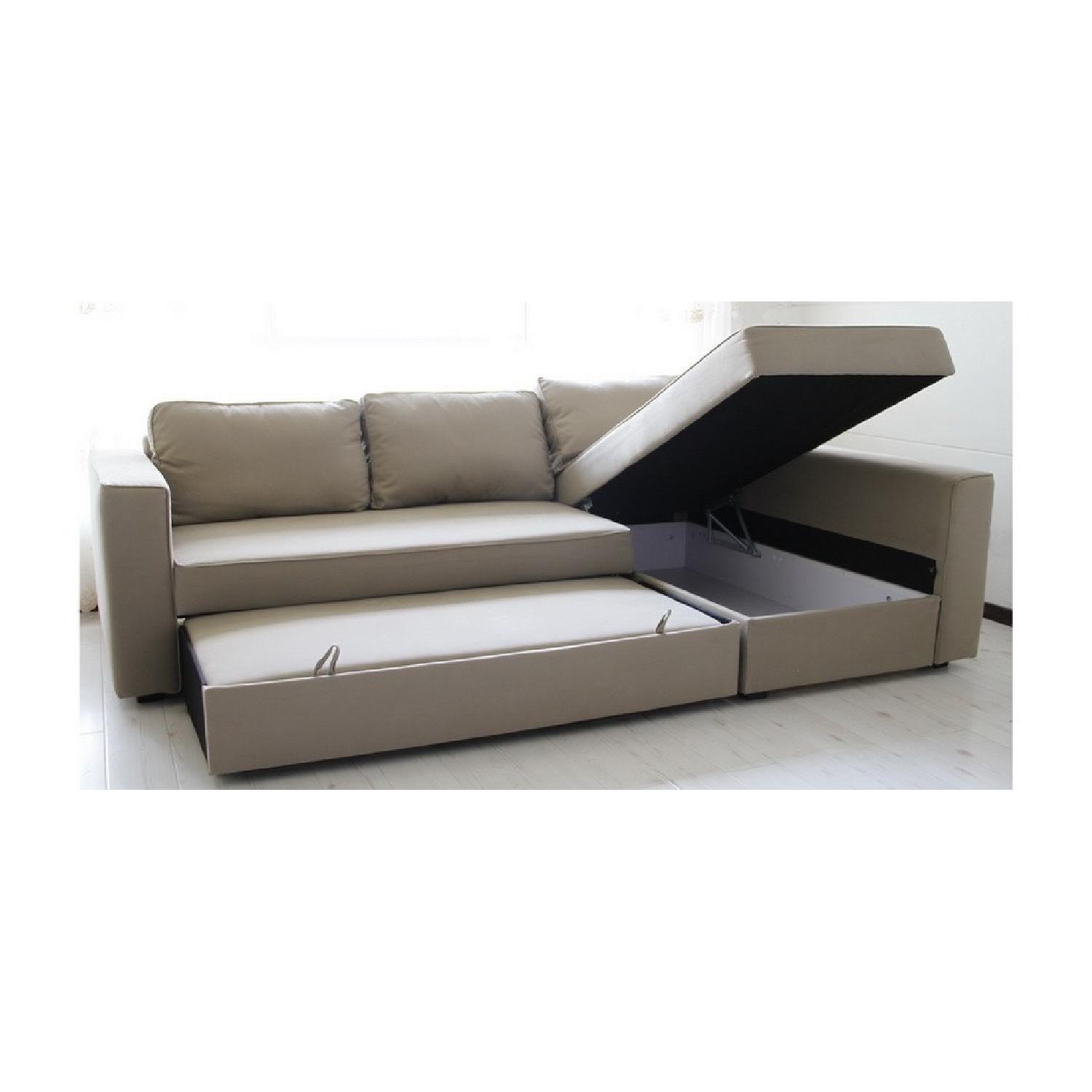 Ikea Manstad Sleeper Sectional w/ Storage - image-2