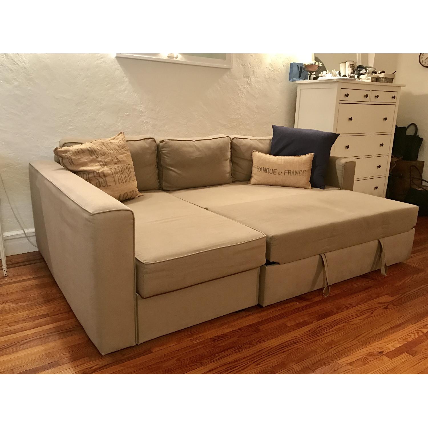 Ikea Manstad Sleeper Sectional w/ Storage - image-3