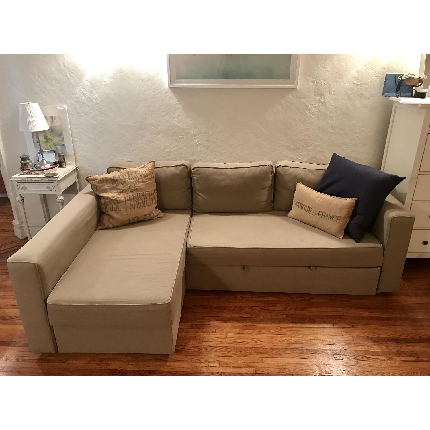 Ikea Manstad Sleeper Sectional w/ Storage - image-5