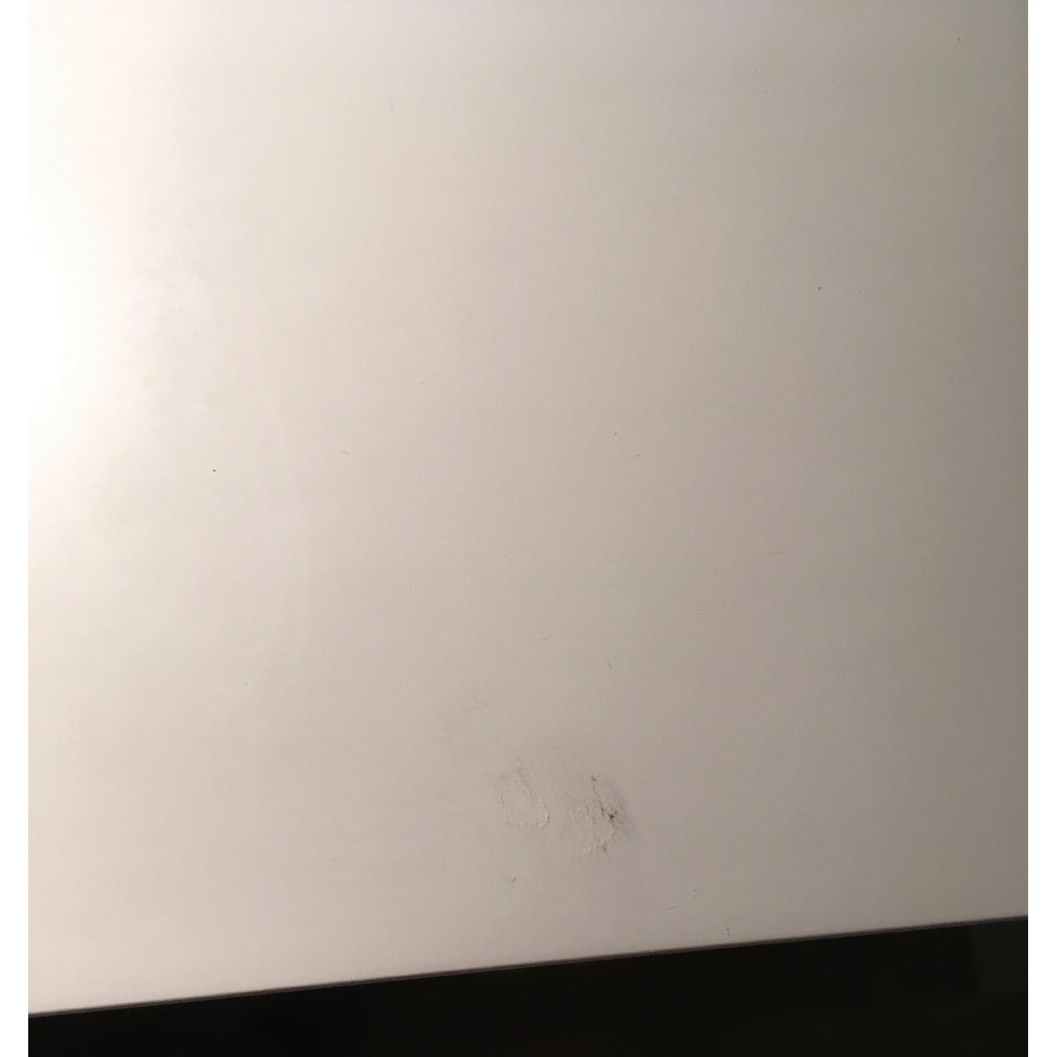 Pottery Barn White Beadboard Space-Saving Desk - image-4