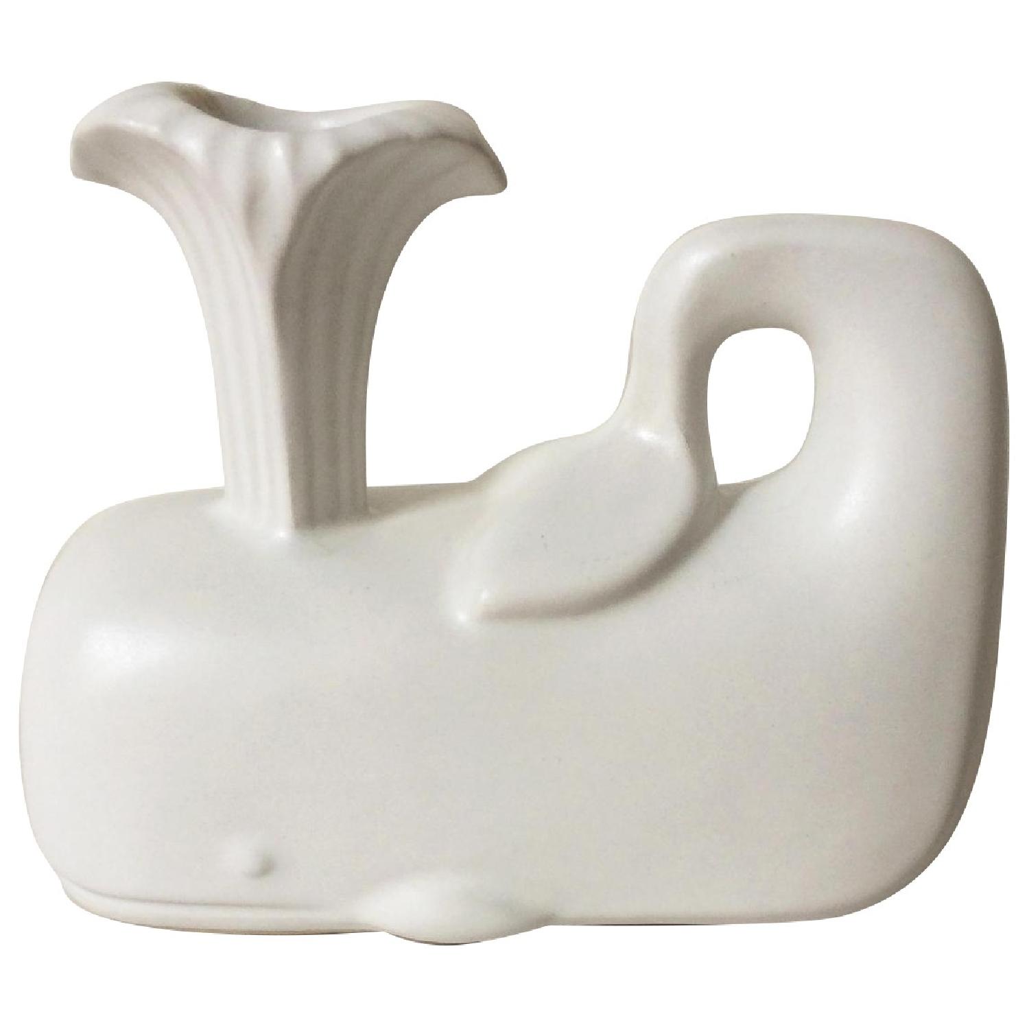 Jonathan Adler Ceramic Whale Candleholder - image-0
