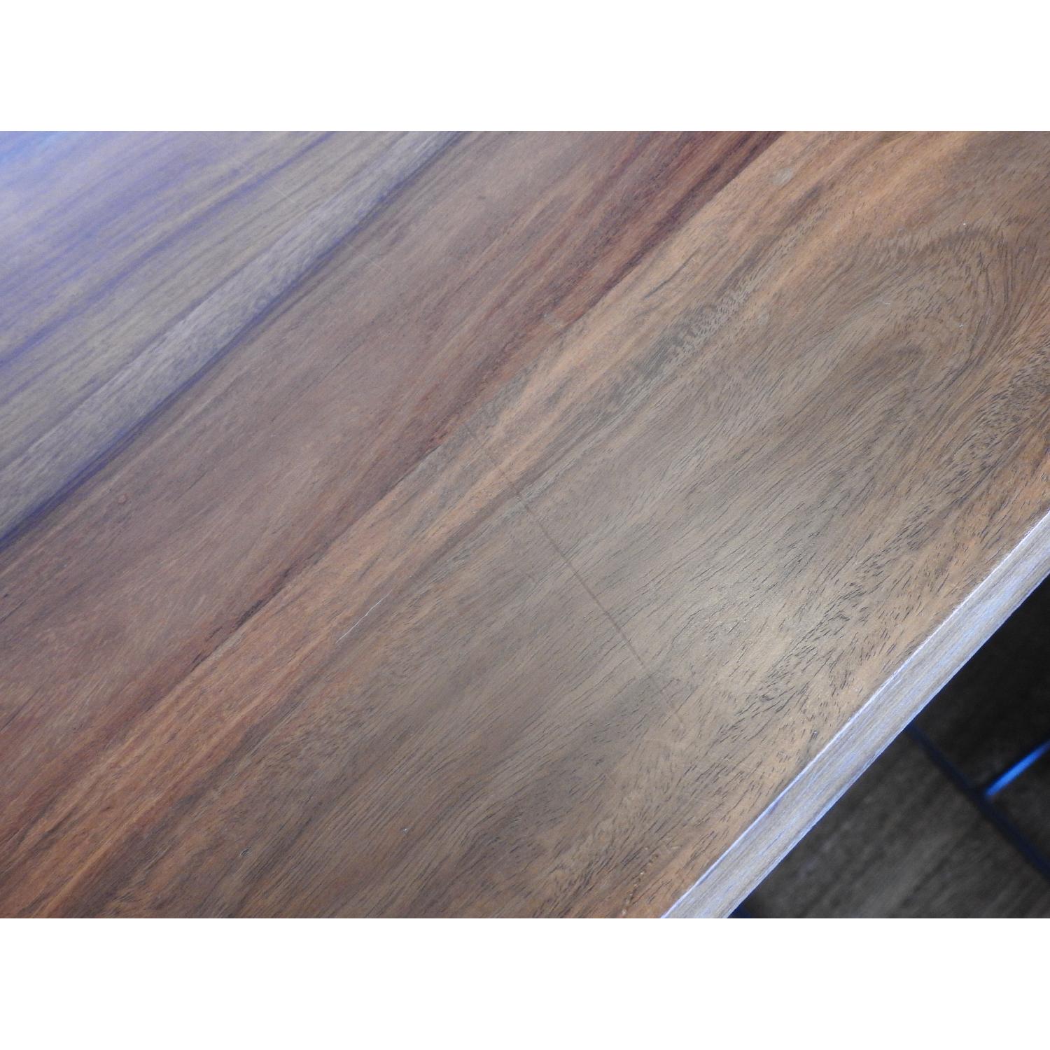 CB2 Dylan Dining Table w/ 4 CB2 Reed Chairs - image-7