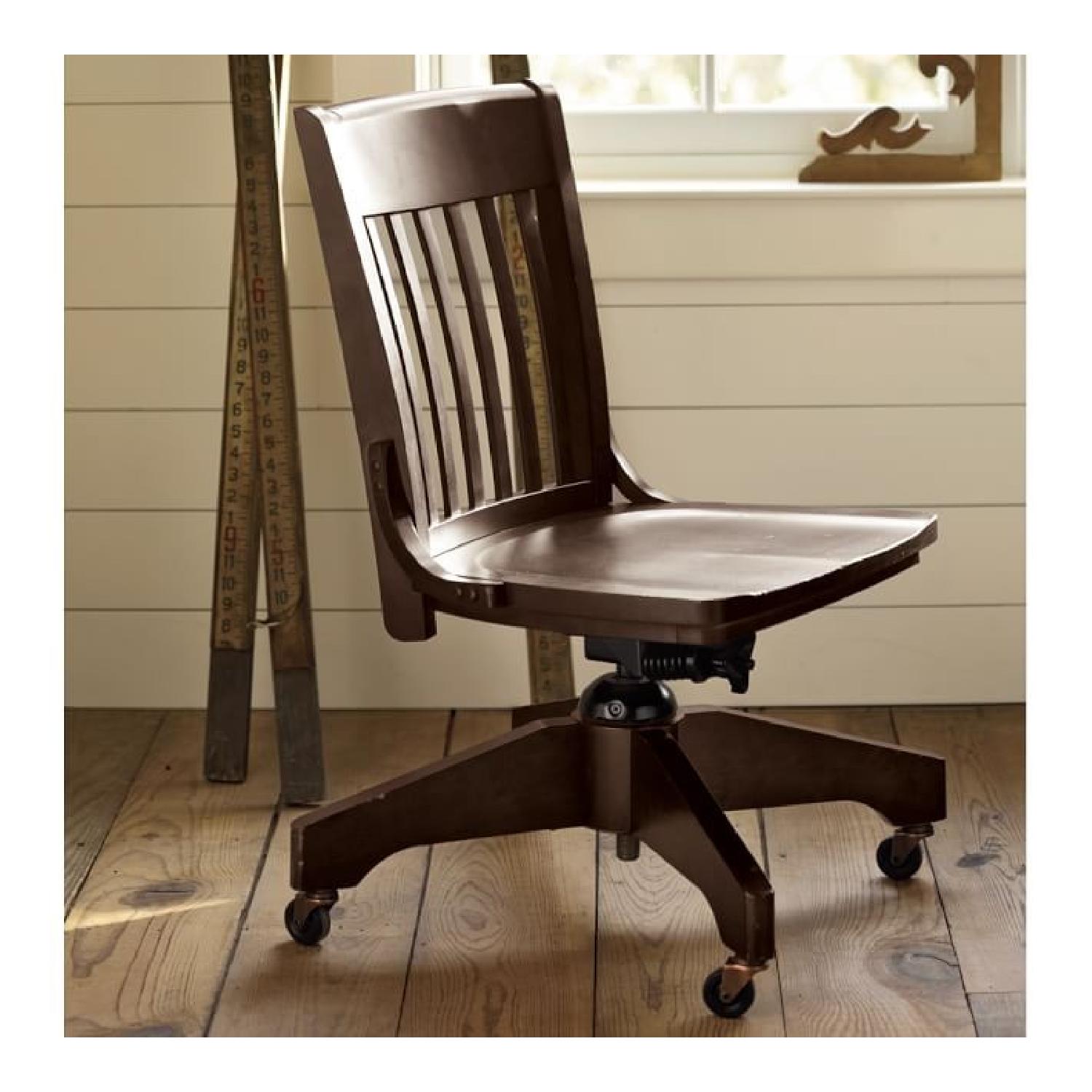 Pottery Barn Desk & Matching Chair - image-5