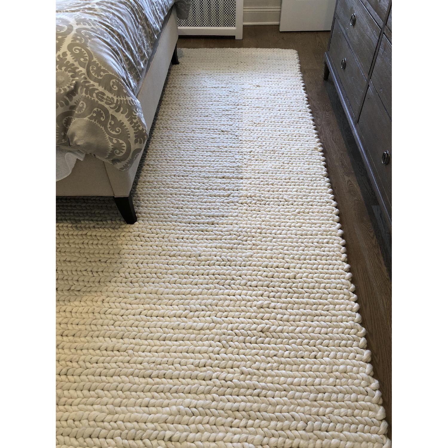 Serena & Lily Ivory Braided Wool Rug - image-1