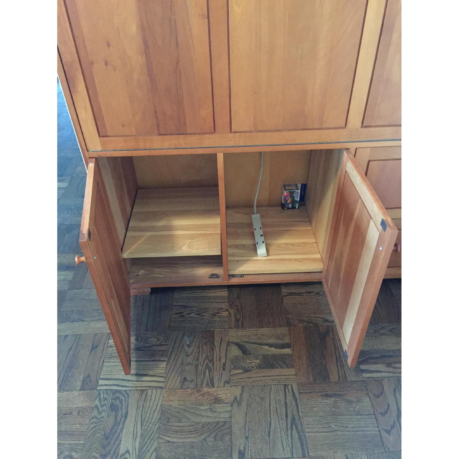 Copeland Furniture Computer Armoire/Hideaway Desk - image-2