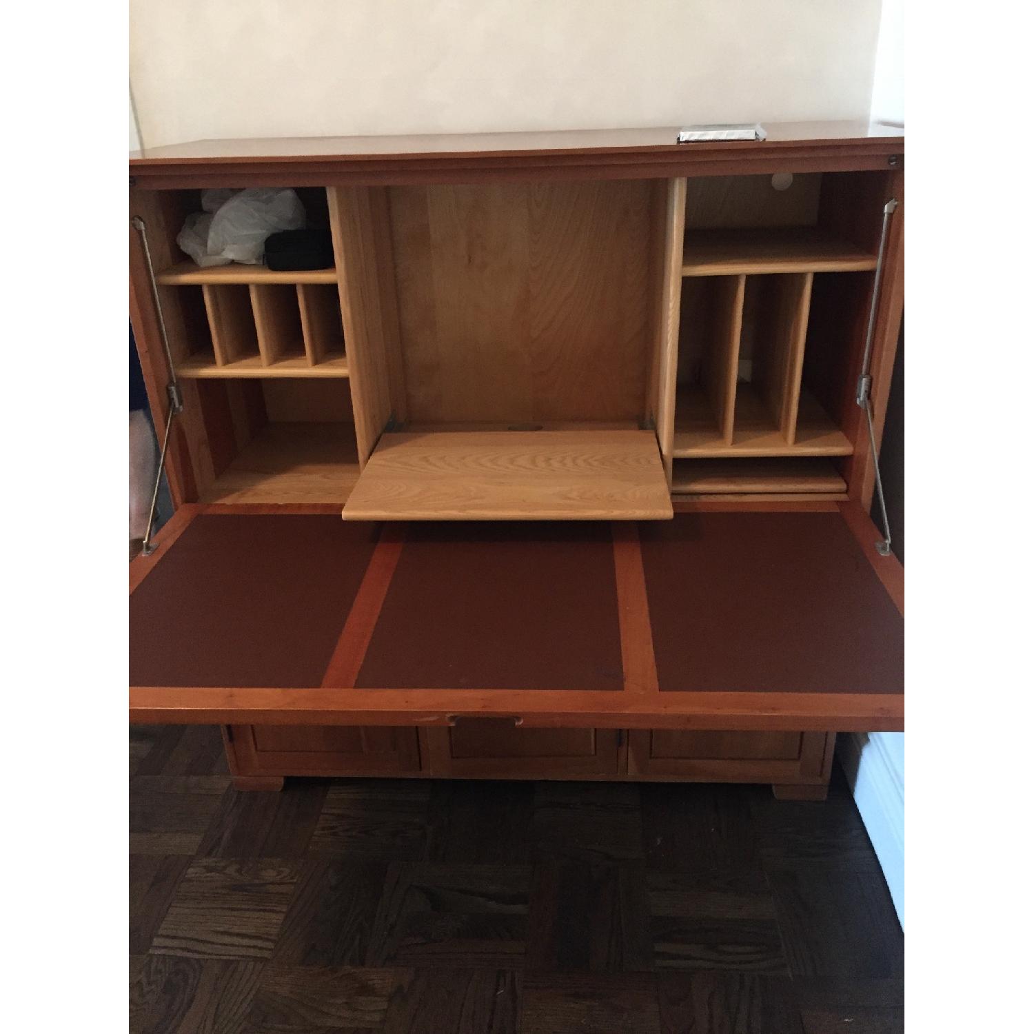 Copeland Furniture Computer Armoire/Hideaway Desk - image-5