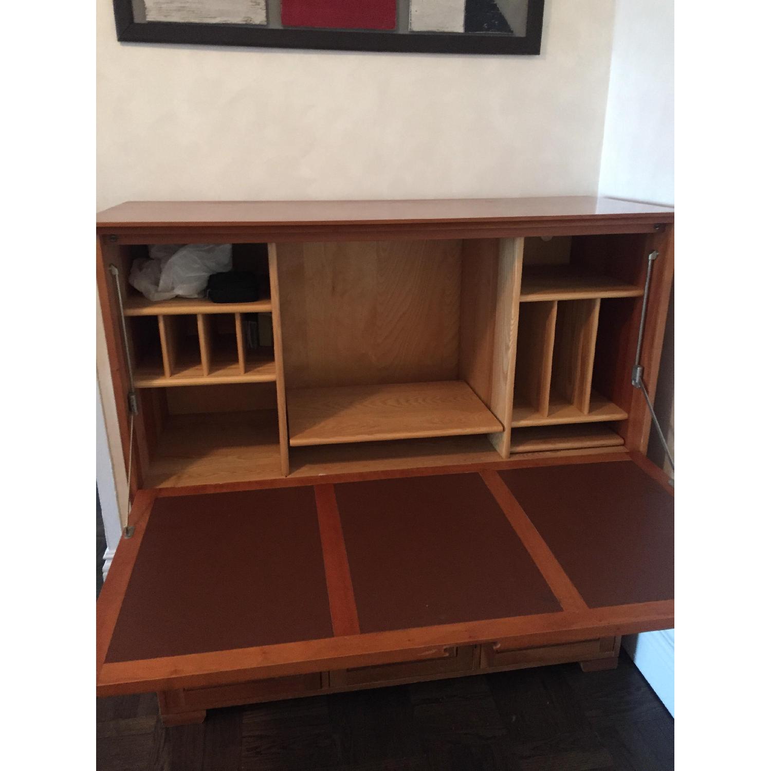 Copeland Furniture Computer Armoire/Hideaway Desk - image-6