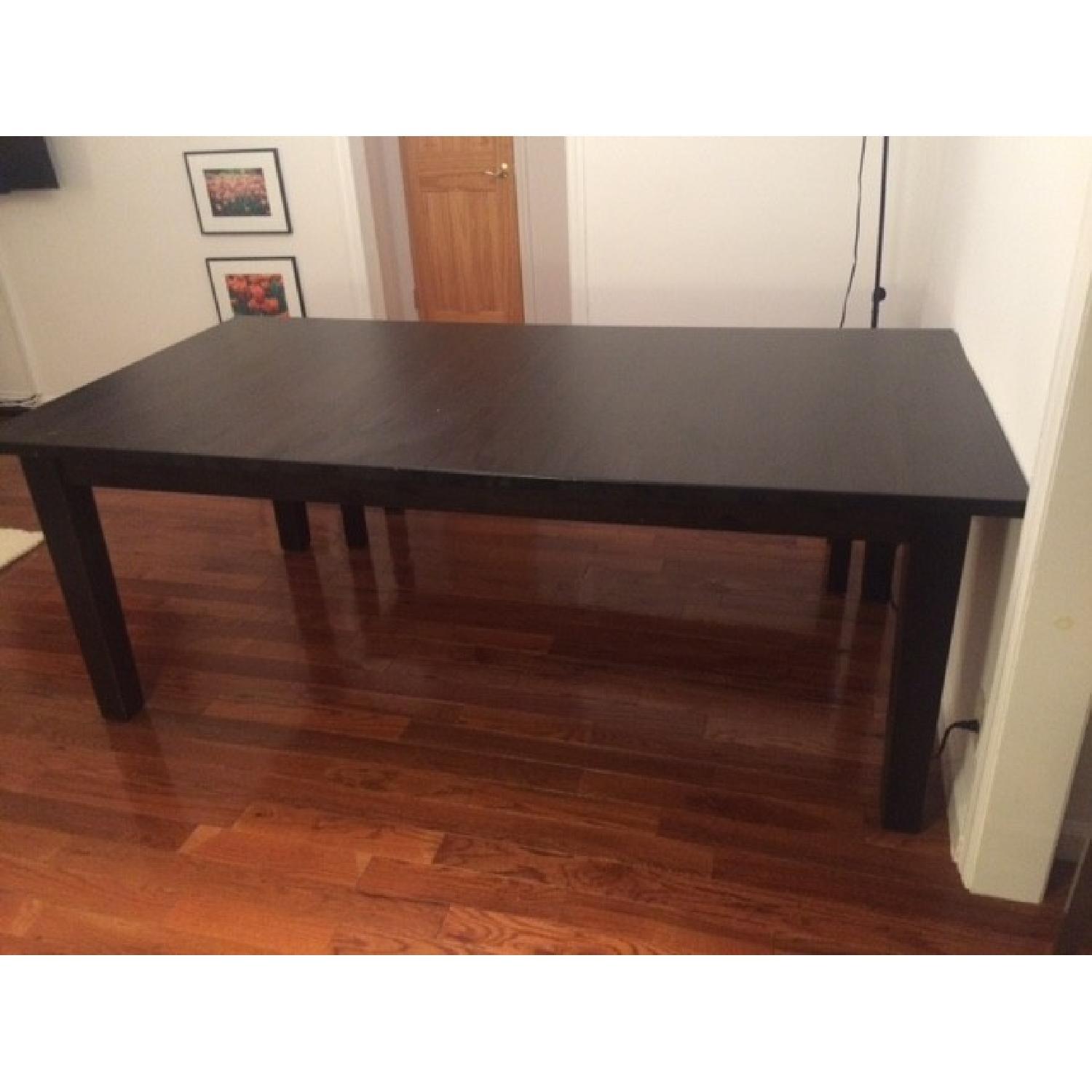 Ikea Expandable Dining Table w/ 1 Bench - image-2