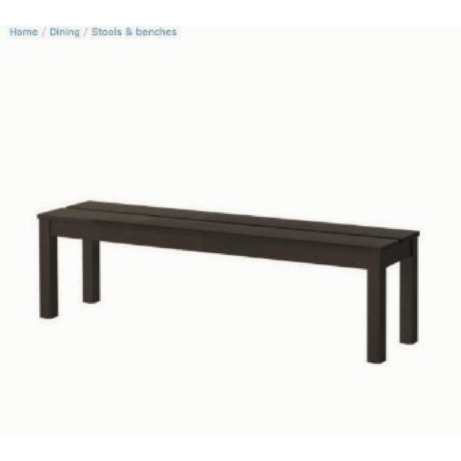 Ikea Expandable Dining Table w/ 1 Bench - image-5