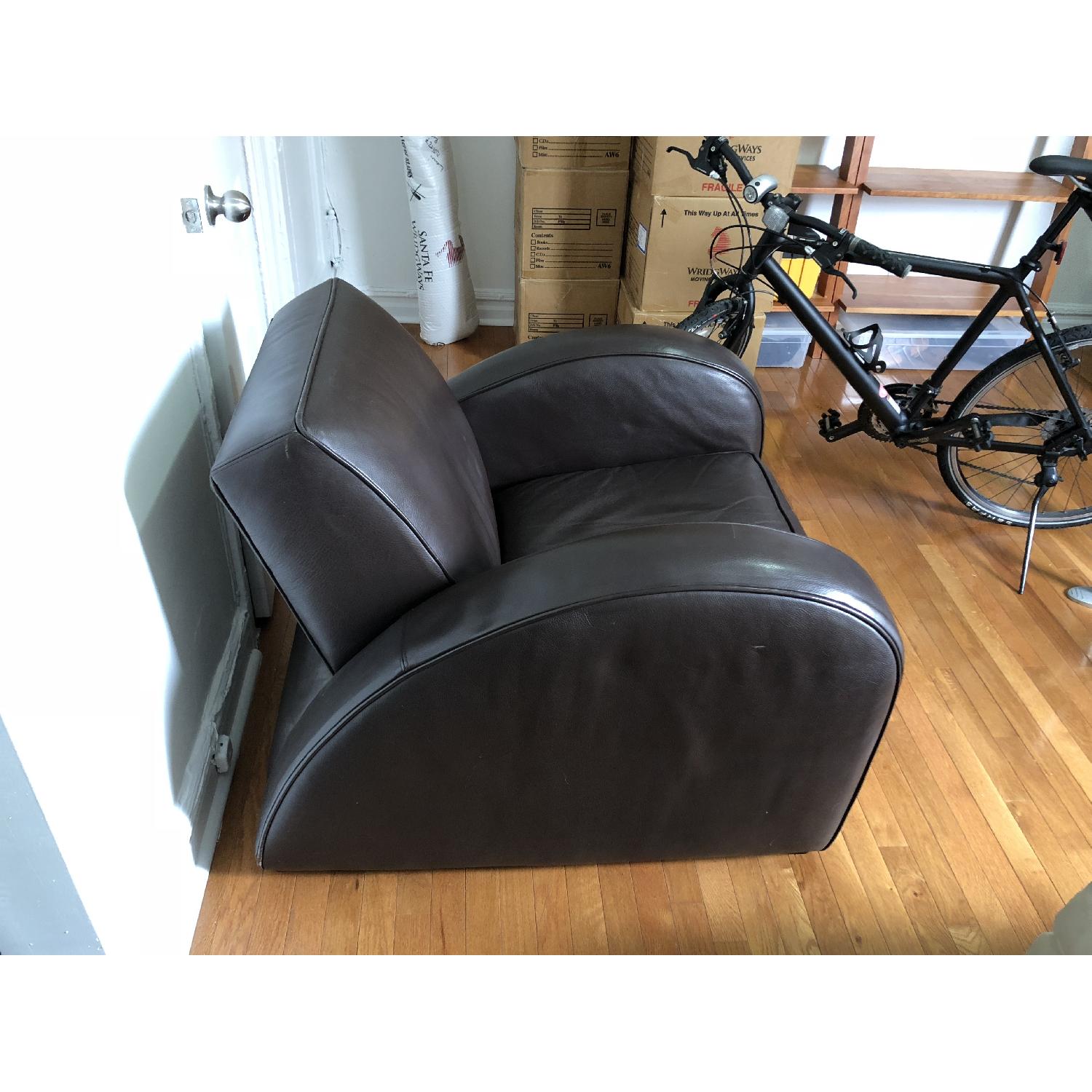 Room & Board Leather Roadster Chair - image-5