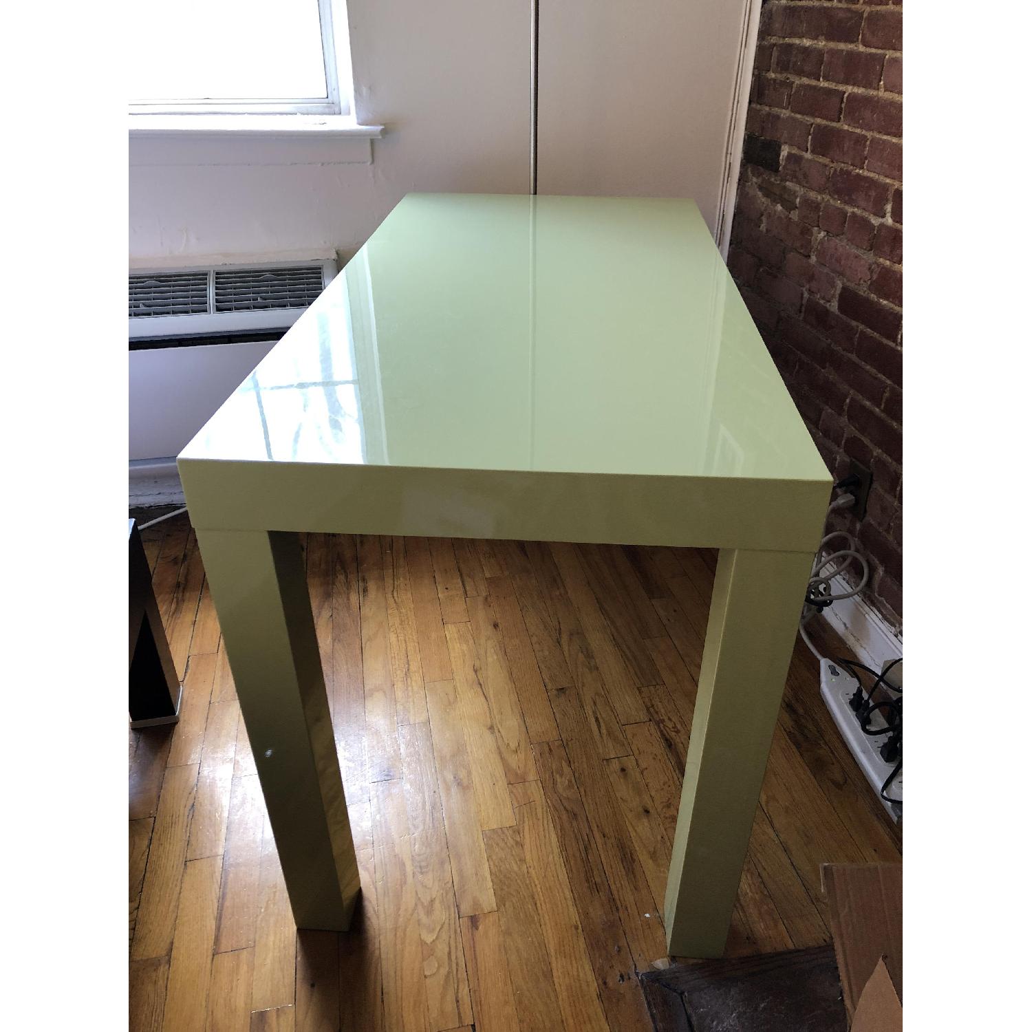 West Elm Parsons Desk in Green - image-3