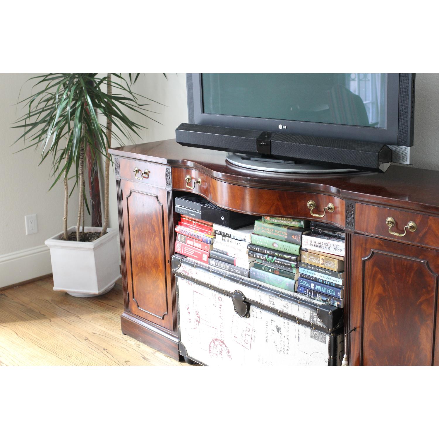 Antique Wood Credenza - image-4