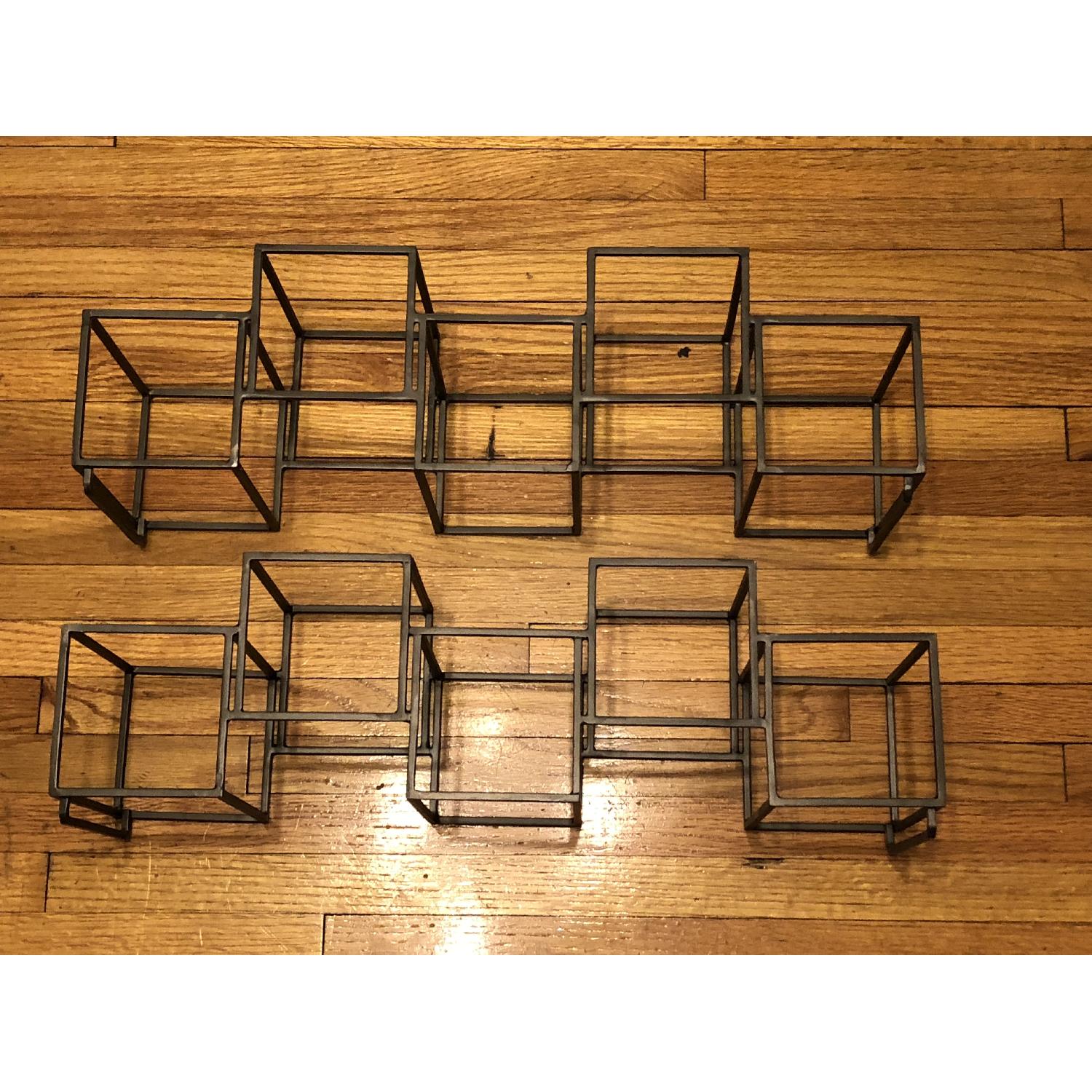 CB2 Metal Wine Rack - image-1