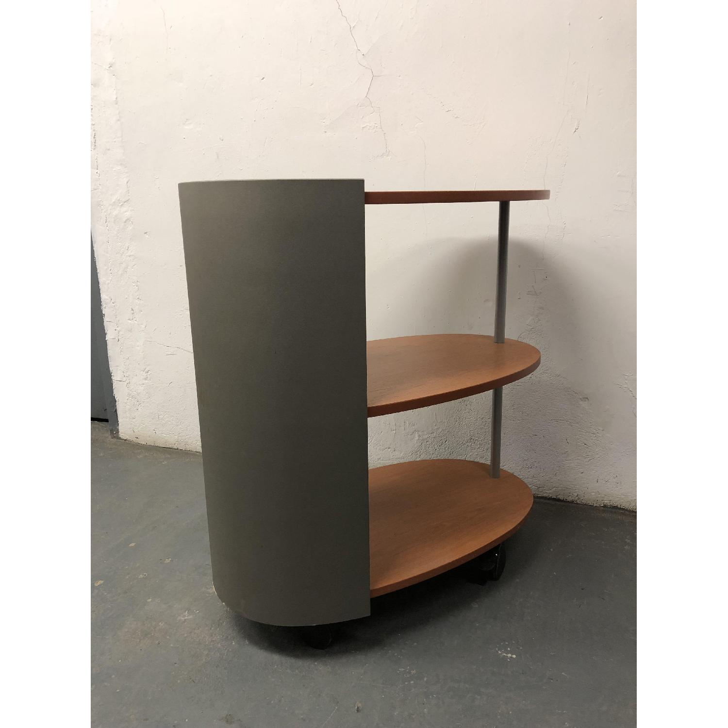 Steelcase 3 Shelf Printer Cart on Wheels - image-2