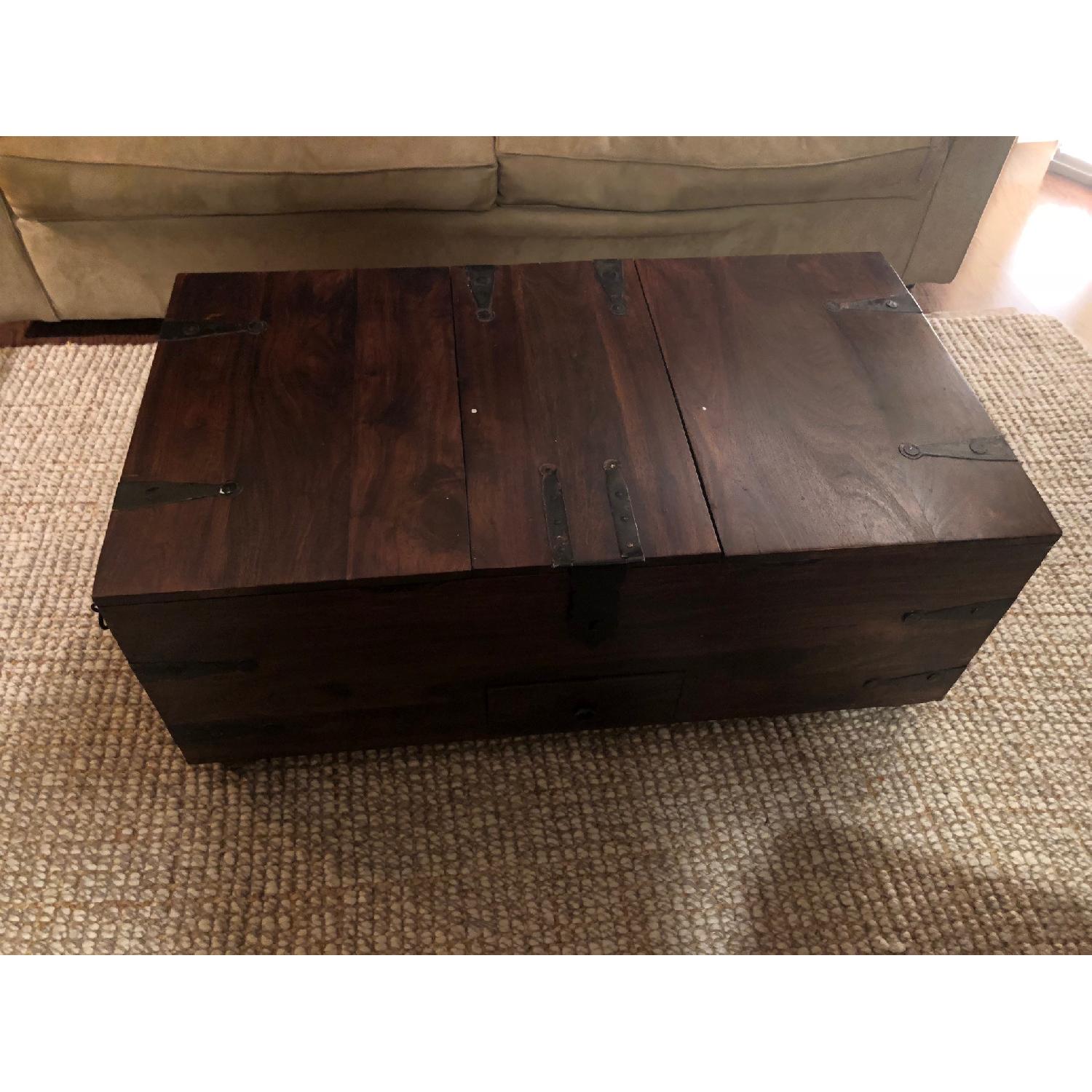 Wooden Trunk/Coffee Table - image-1