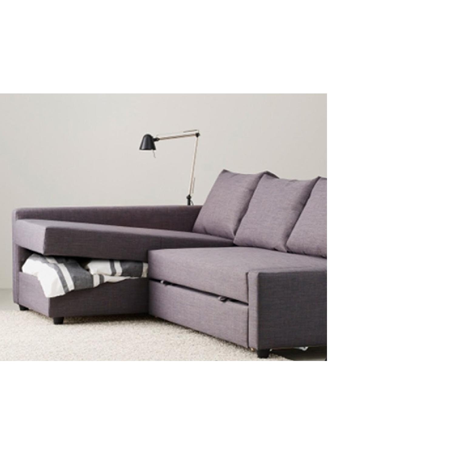 Ikea Friheten Sleeper Sectional Sofa w/ Storage AptDeco