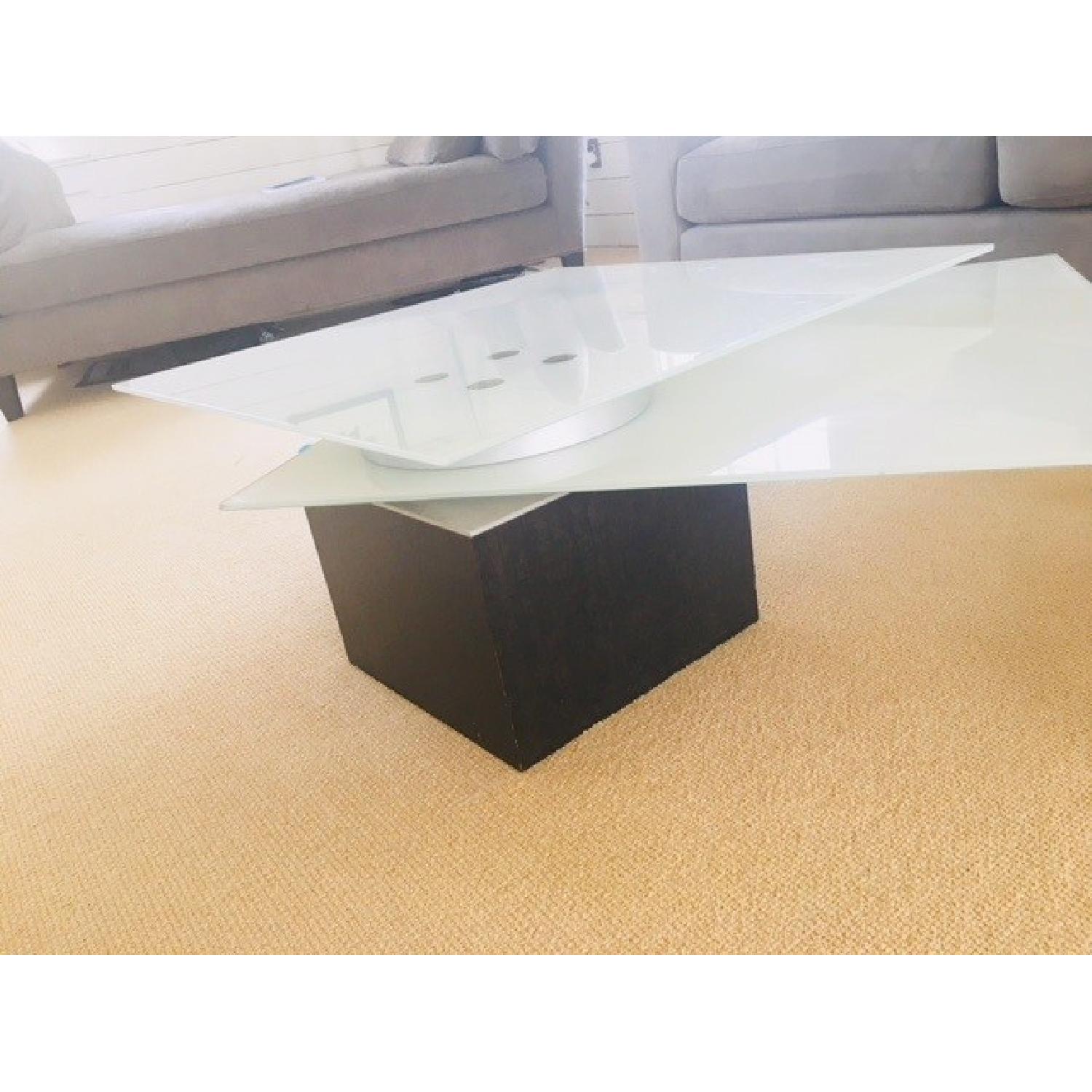 Ligne Roset Cailleres Coffee Table w/ Glass Sliding Trays - image-4