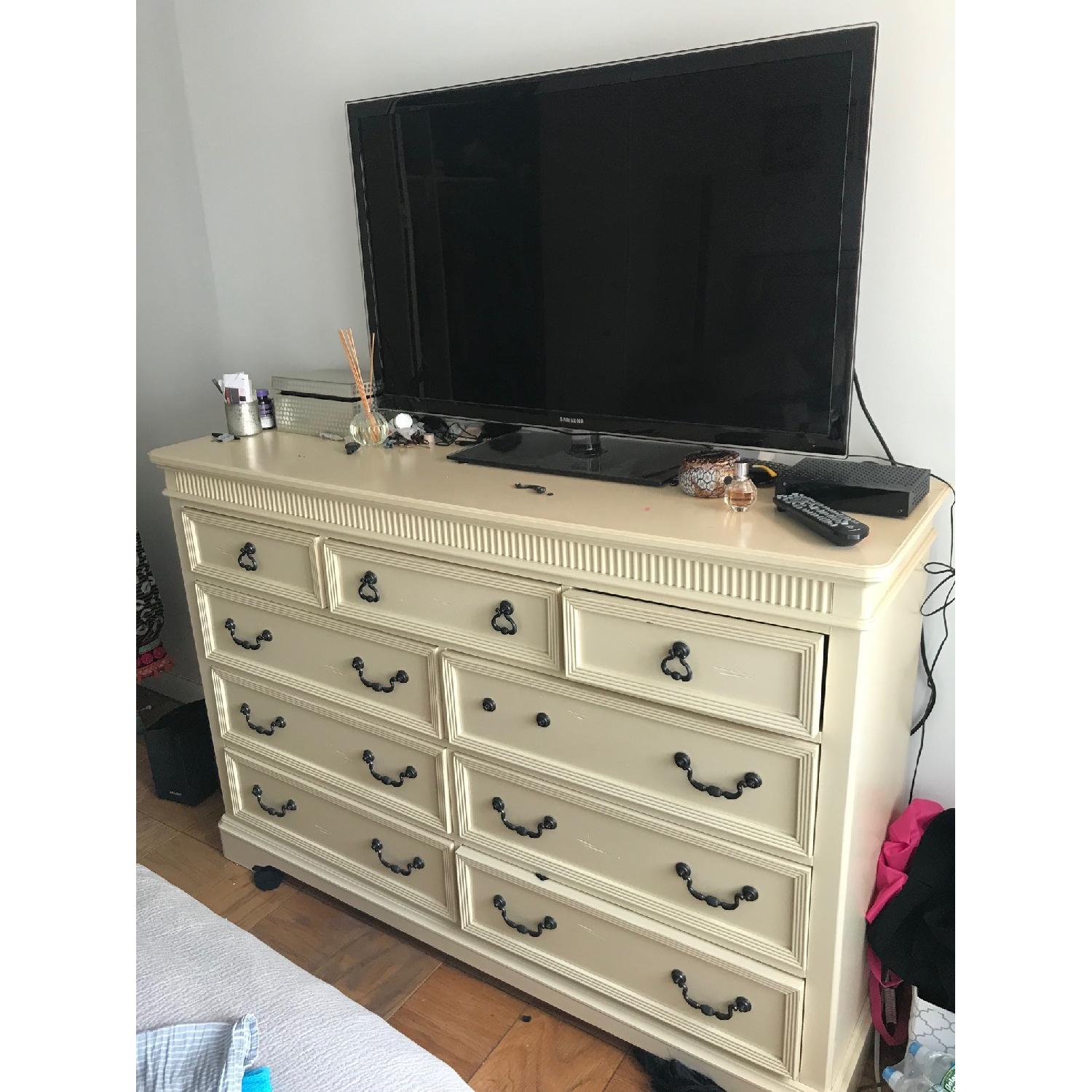 Rustic White Dresser - image-1