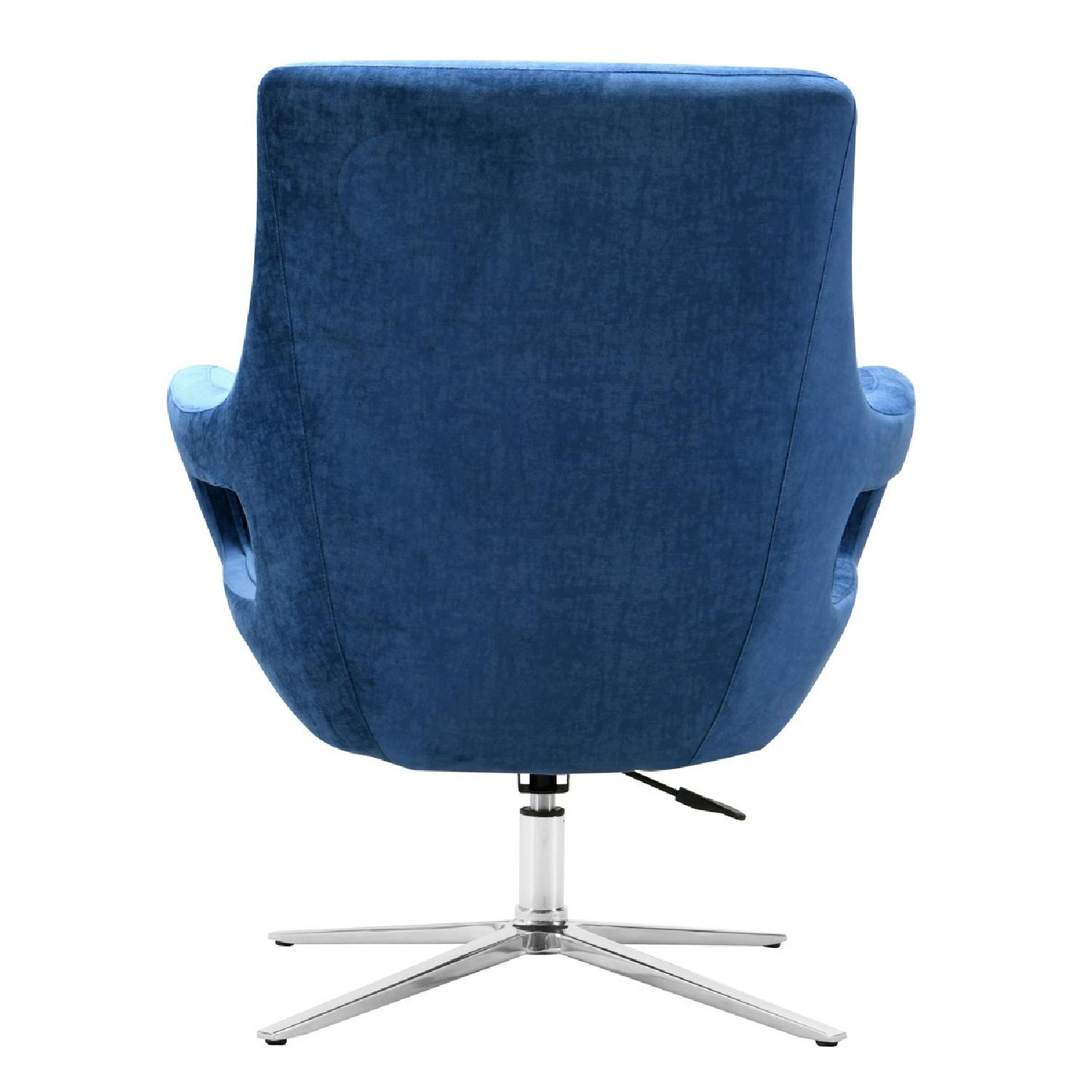 TOV Furniture Fifi Navy Swivel Chair - image-2