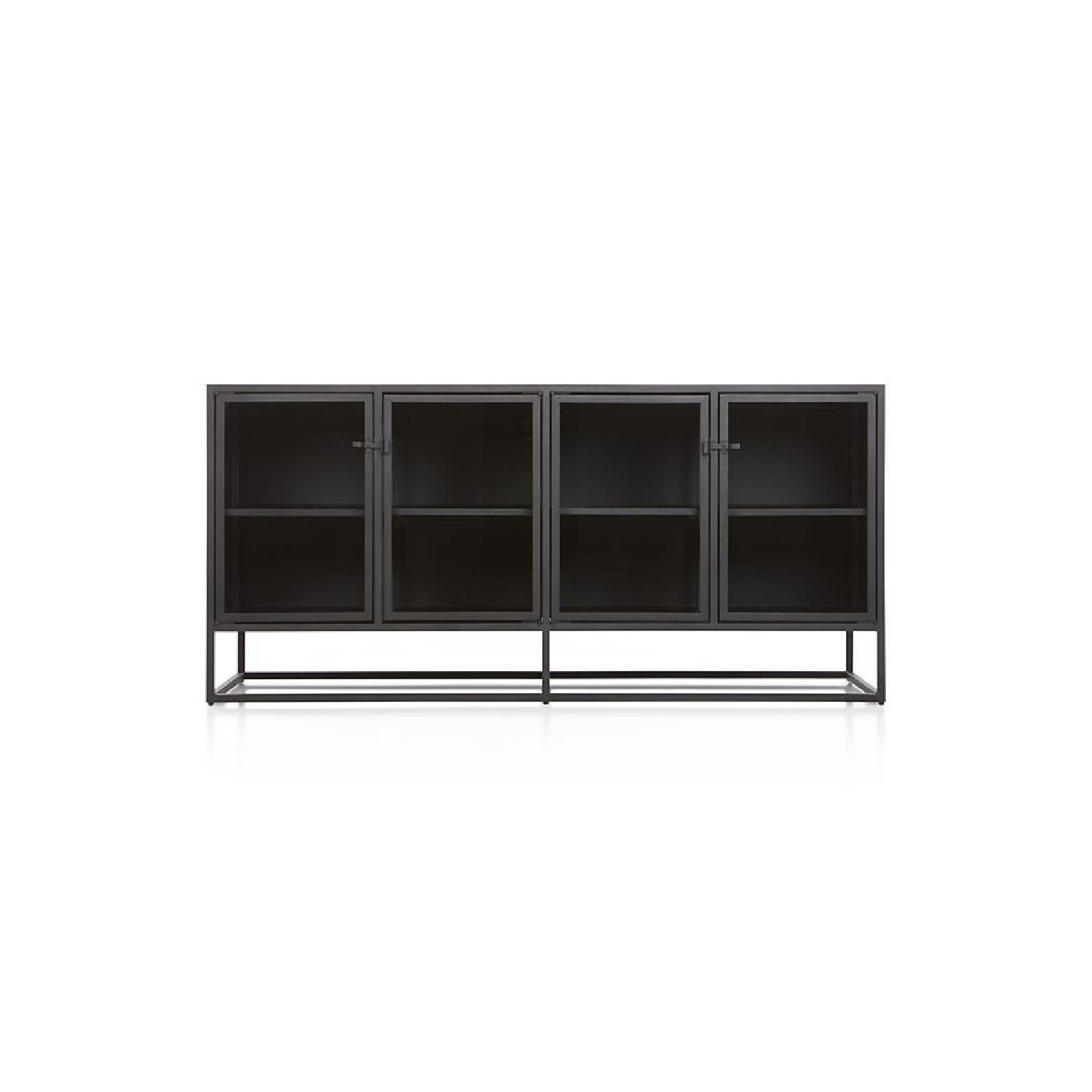 Crate & Barrel Casement Black Sideboard - image-0