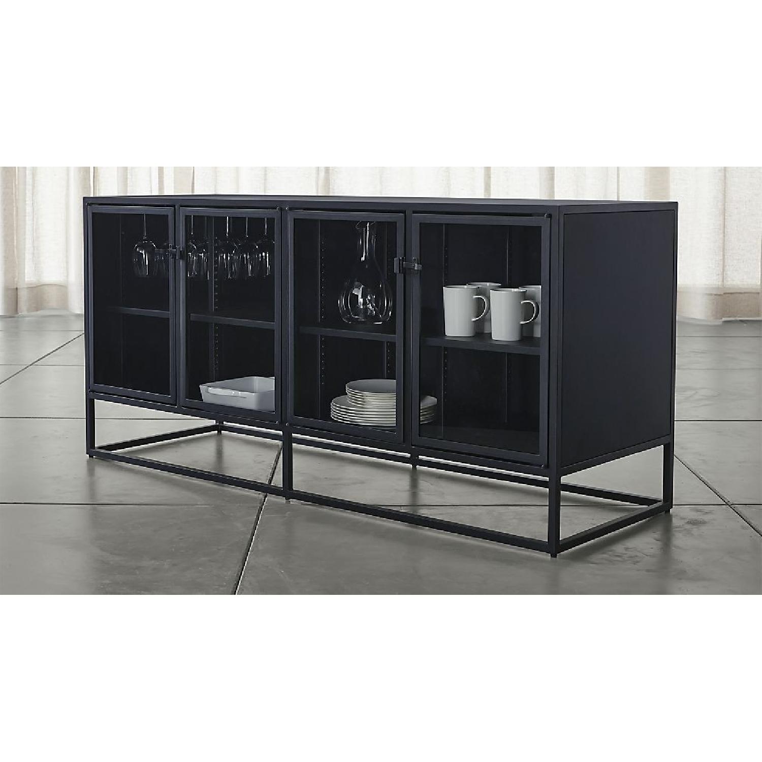 Crate & Barrel Casement Black Sideboard - image-1