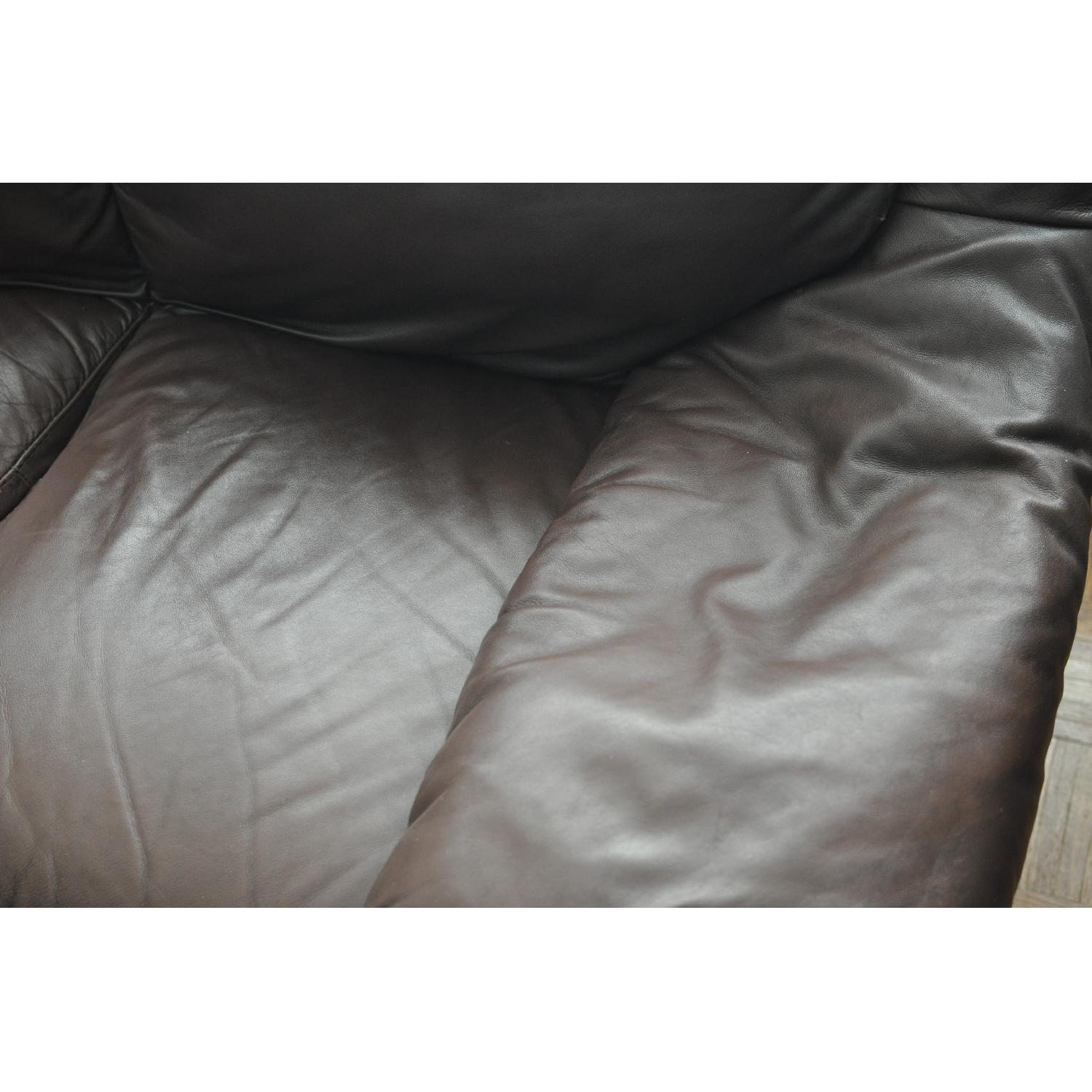 Natuzzi Italsofa Leather Sofa - image-4