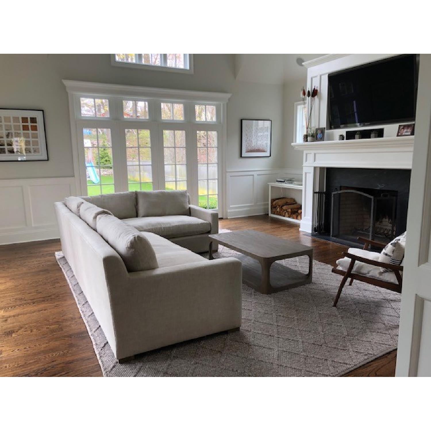 Restoration Hardware Belgian Track Arm Sectional Sofa - image-6