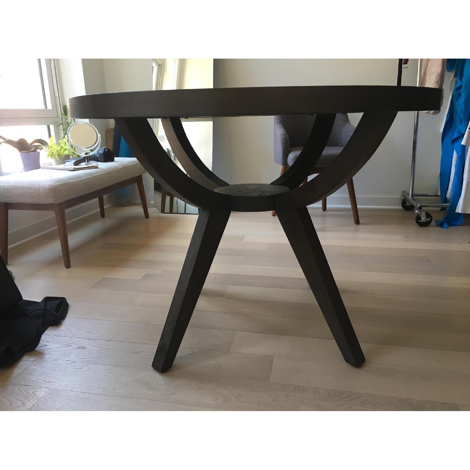West Elm Arc Base Pedestal Table AptDeco
