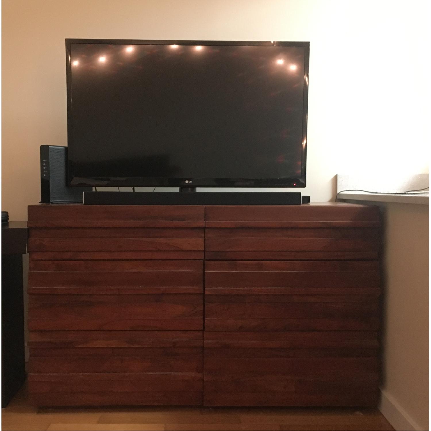 West Elm Stria 6-Drawer Dresser in Honey - image-2