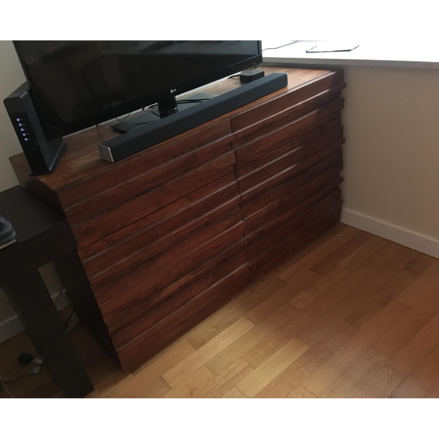 West Elm Stria 6-Drawer Dresser in Honey - image-3