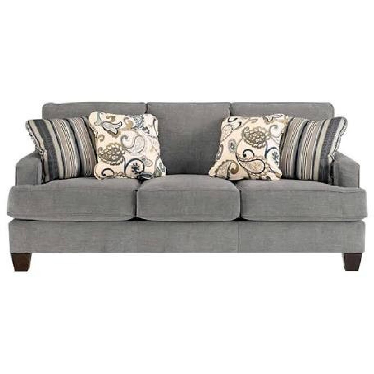 Ashley Yvette-Steel Sofa - image-0