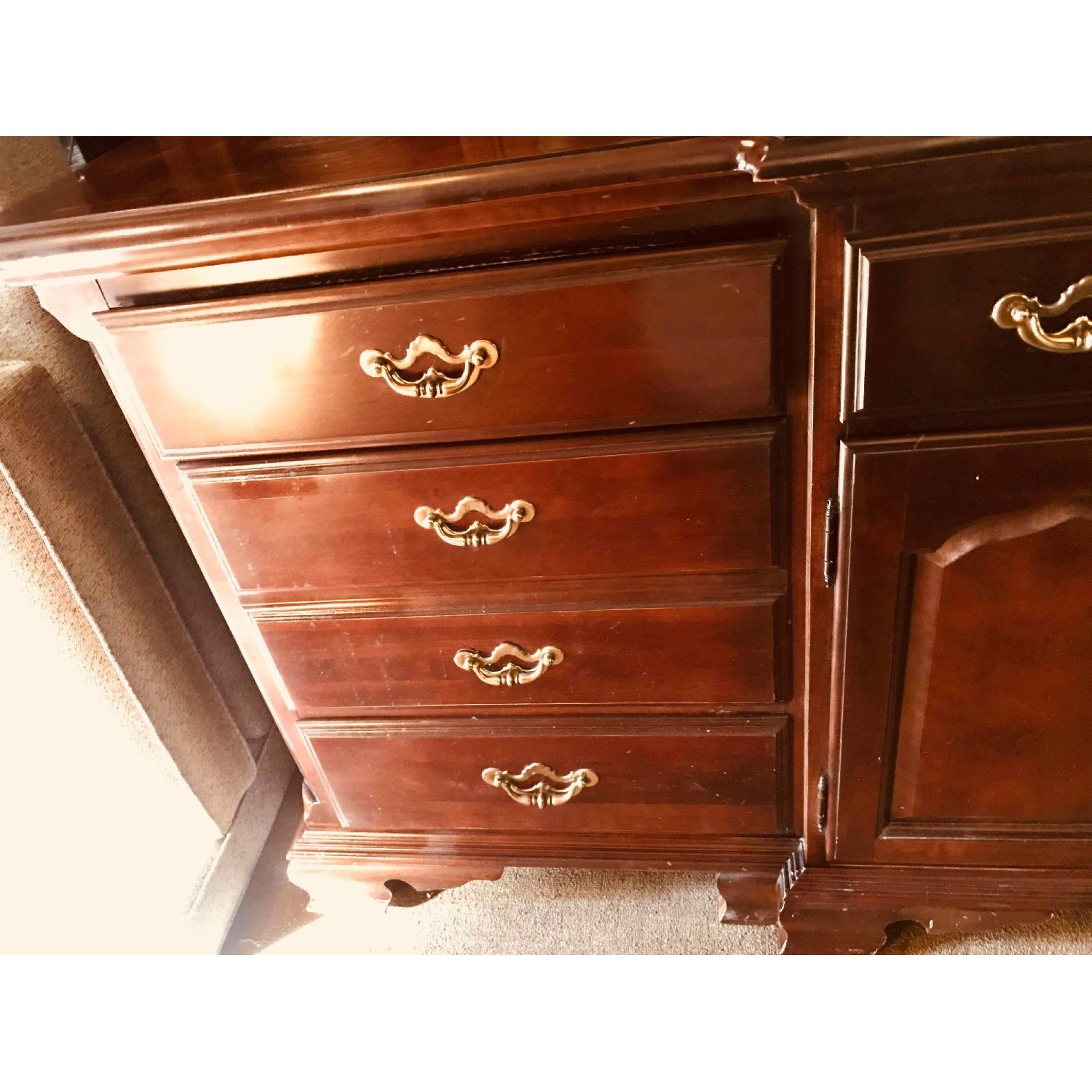 Thomasvill Furniture Vintage 1980s Dresser w/ Mirror - image-18