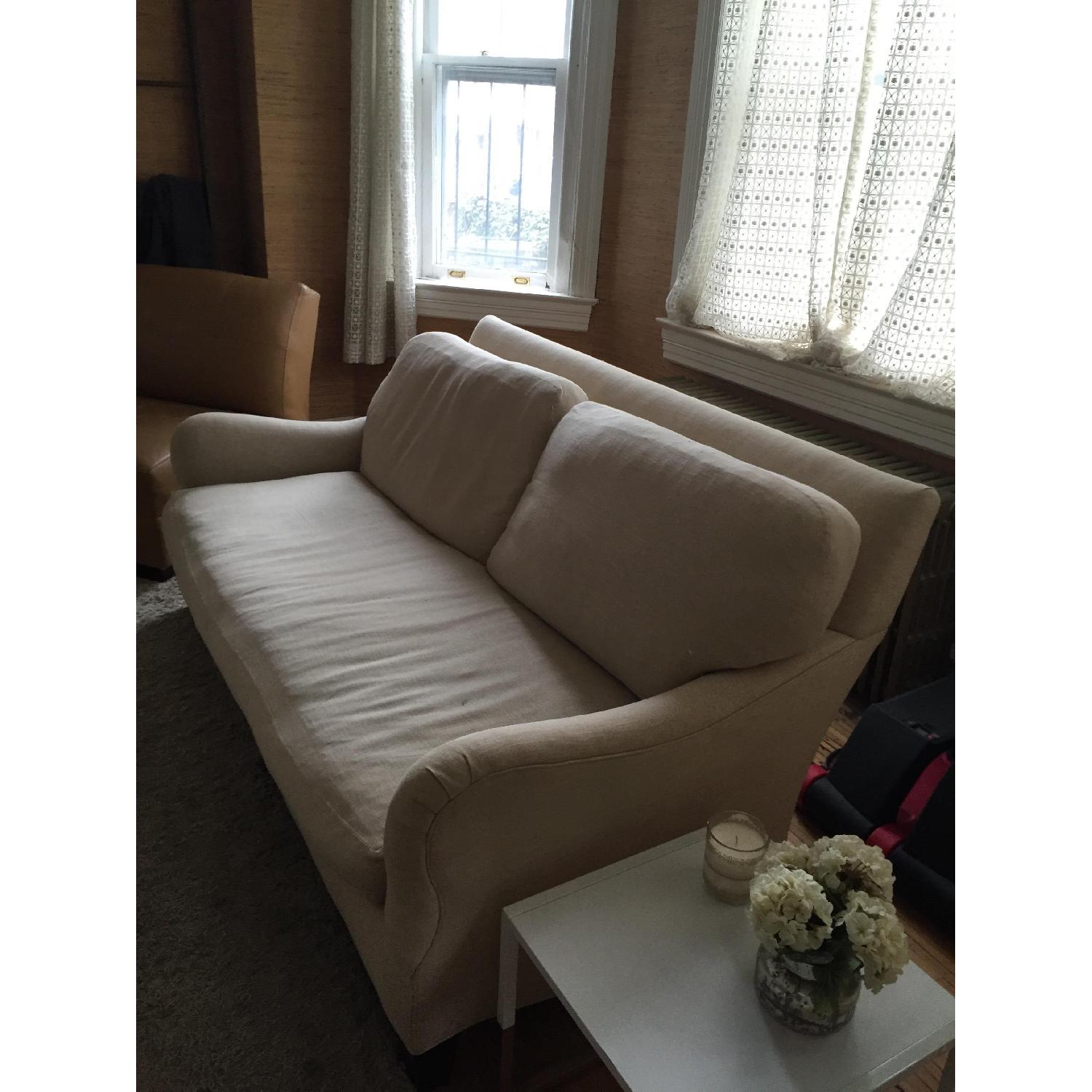 Lee Industries Linen Sofa - image-2