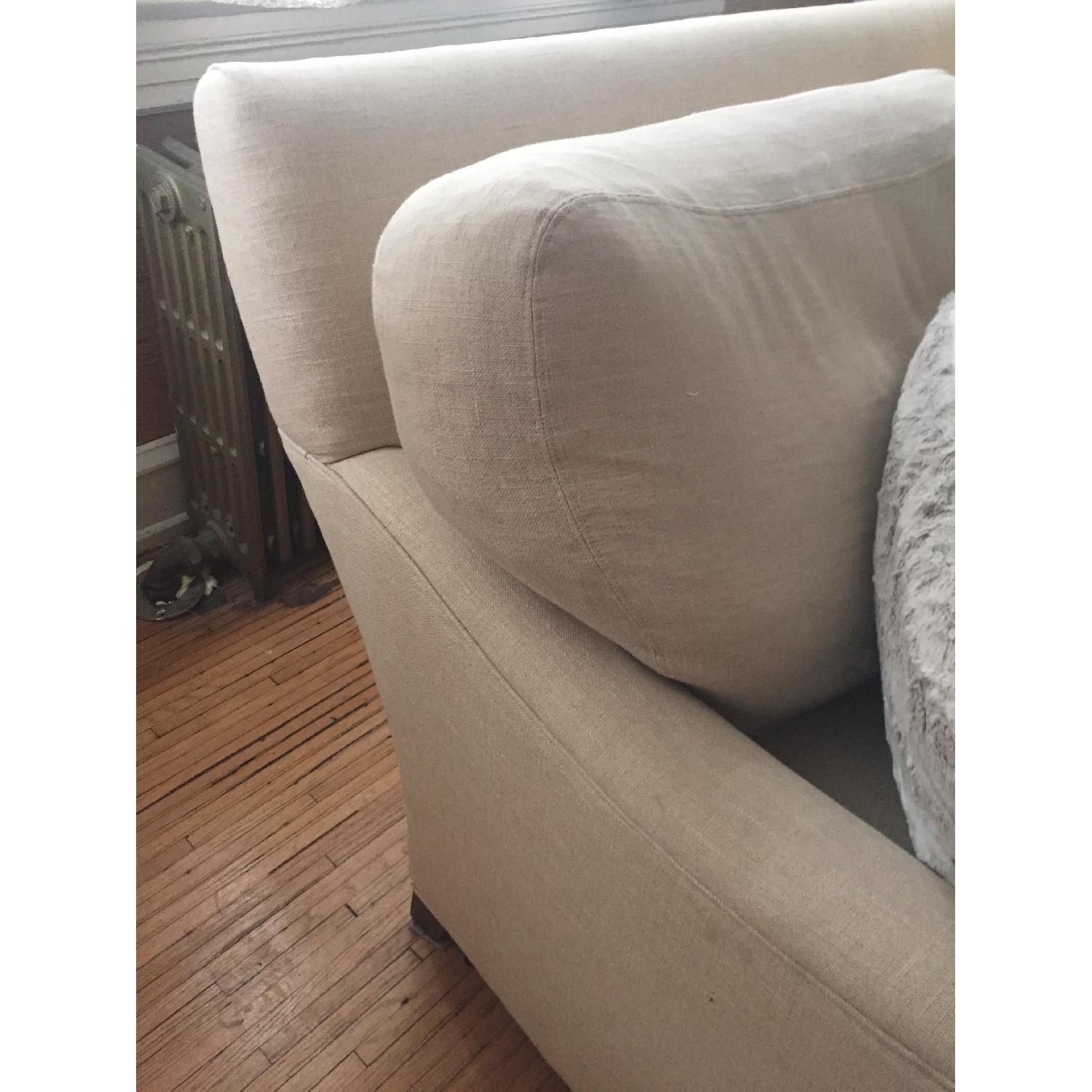 Lee Industries Linen Sofa - image-4