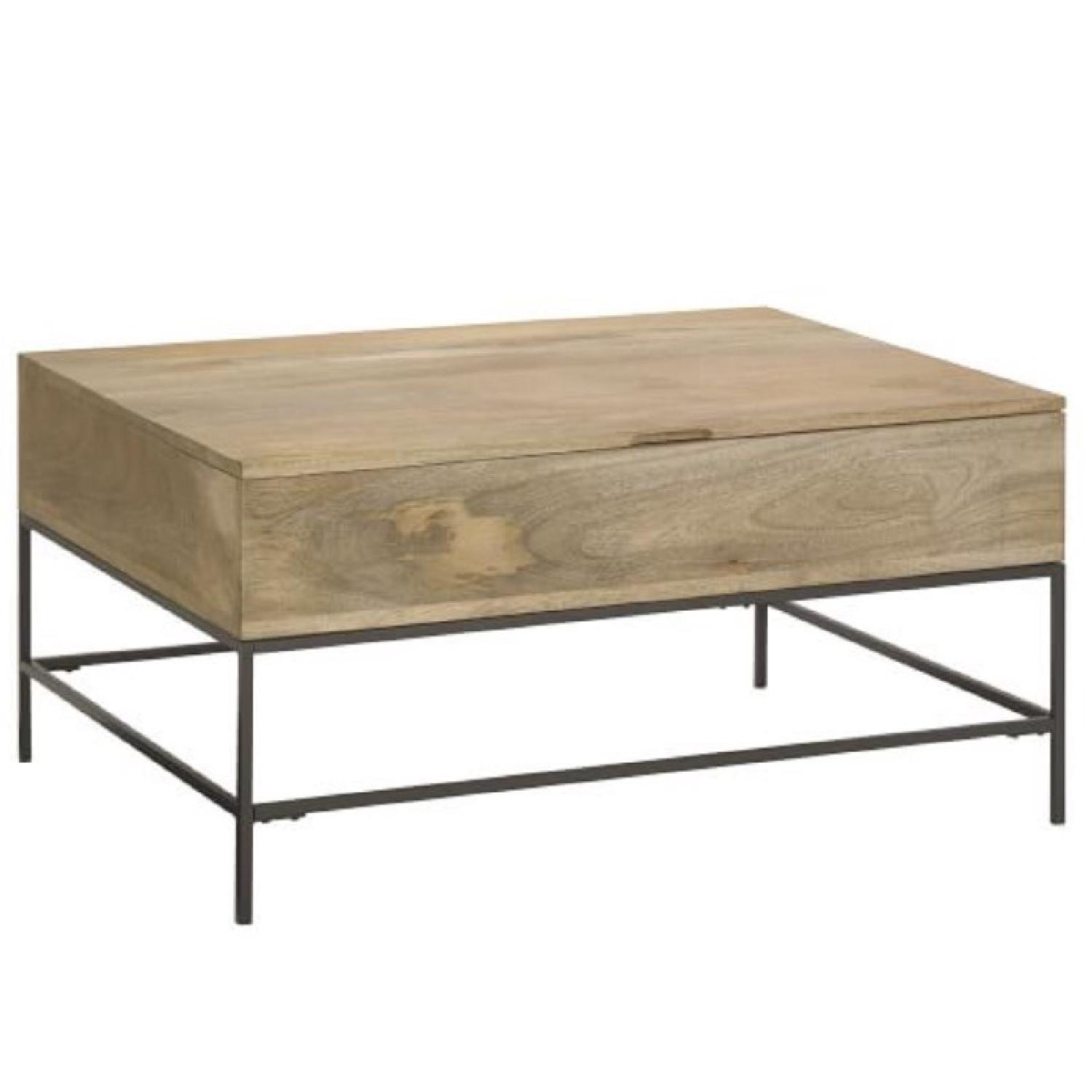 West Elm Storage Coffee Table - image-1