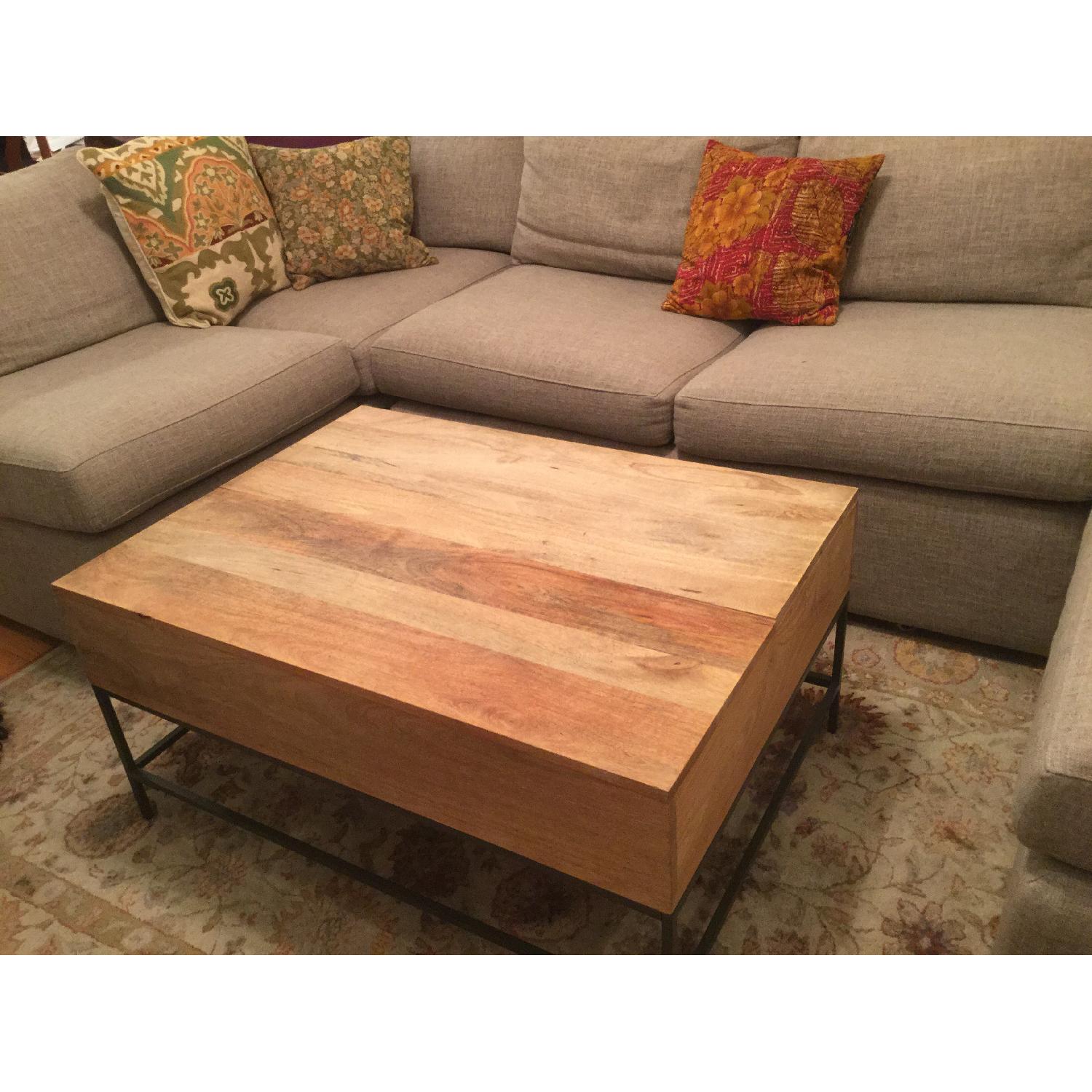 West Elm Storage Coffee Table - image-2