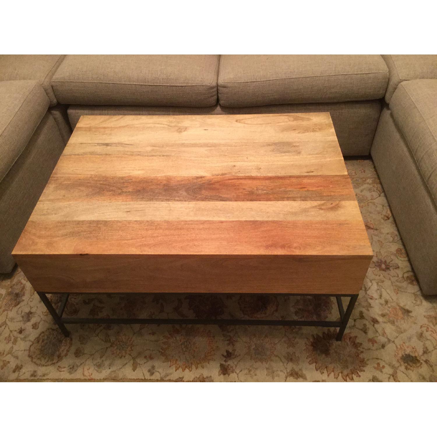 West Elm Storage Coffee Table - image-4