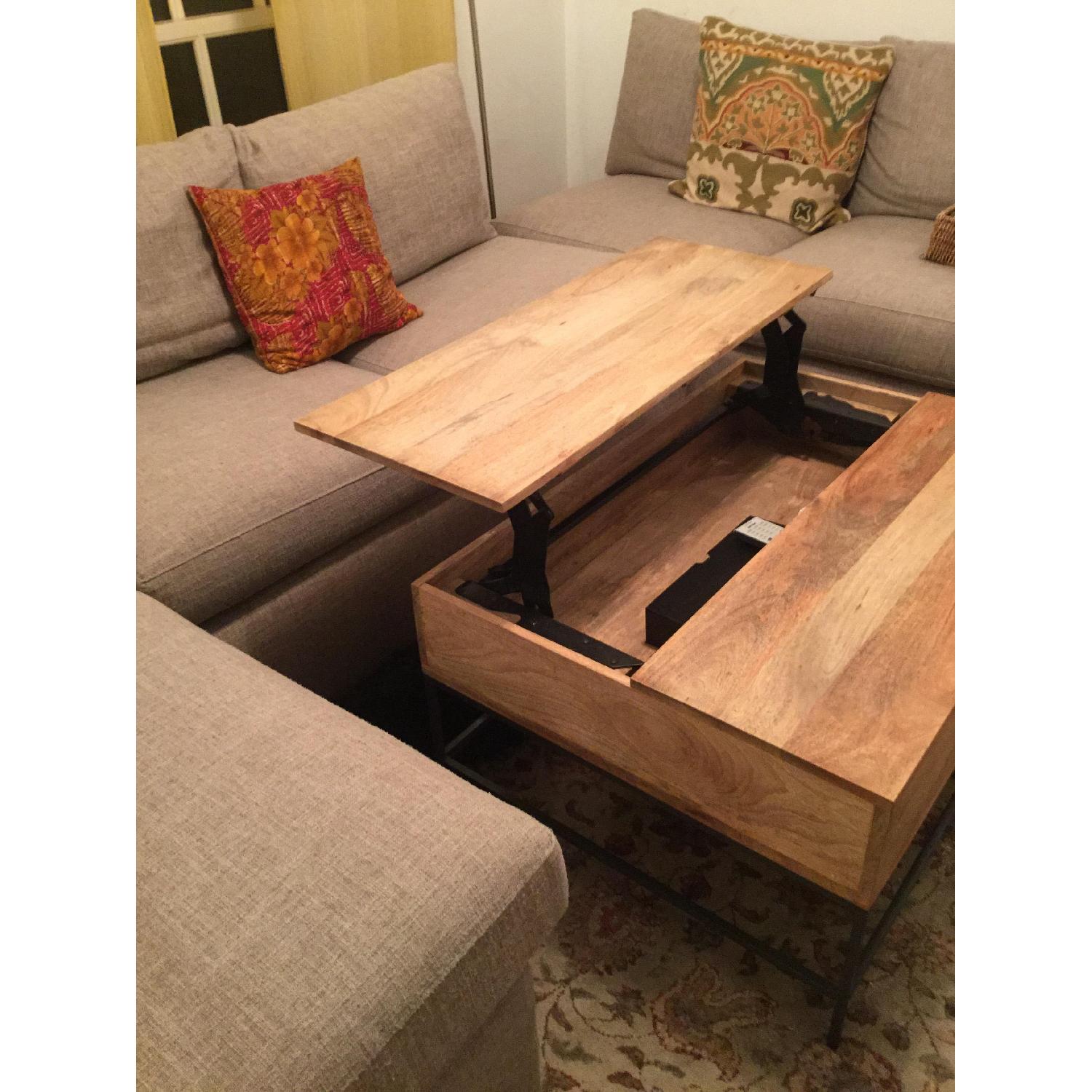 West Elm Storage Coffee Table - image-6
