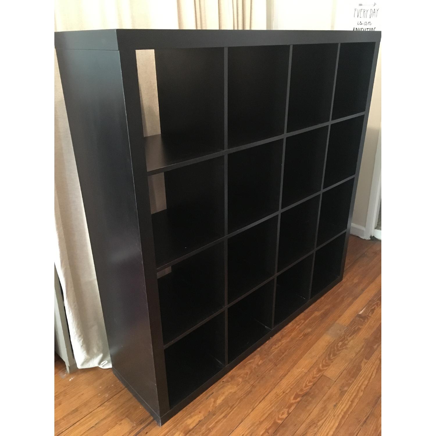 Ikea Kallax Shelving Unit in Black/Brown - image-1
