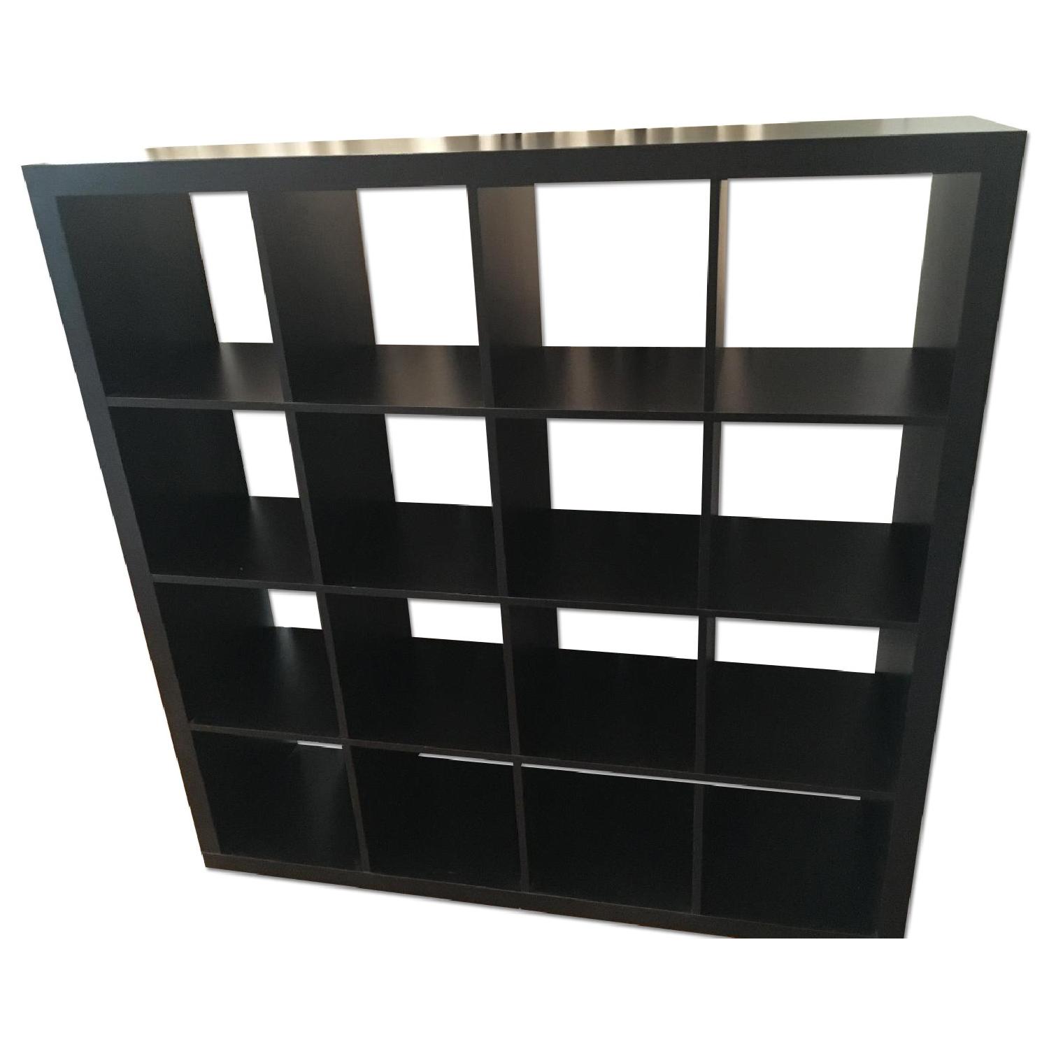 Ikea Kallax Shelving Unit in Black/Brown - image-0