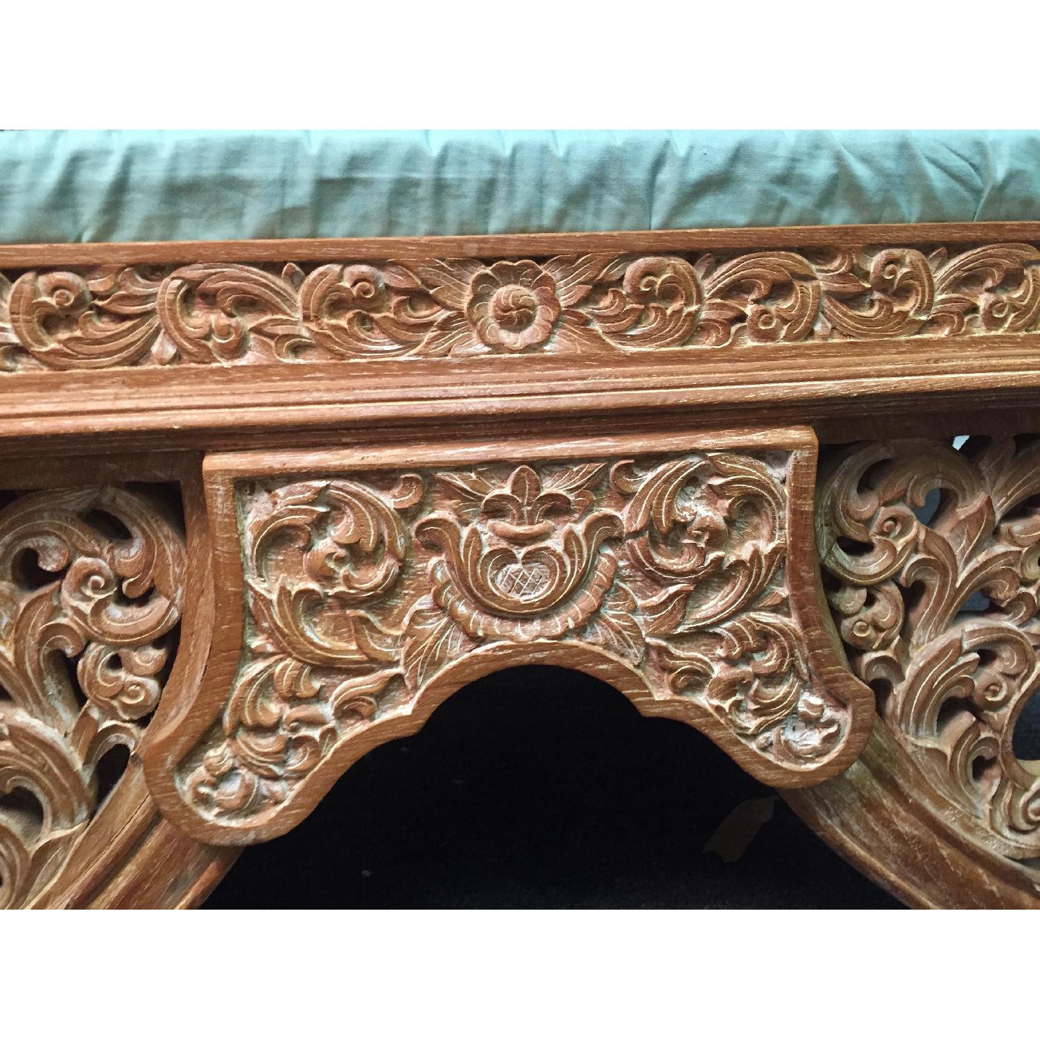 Antique Thai Howdah Gilt Elephant Throne Chairs (pair) - image-4