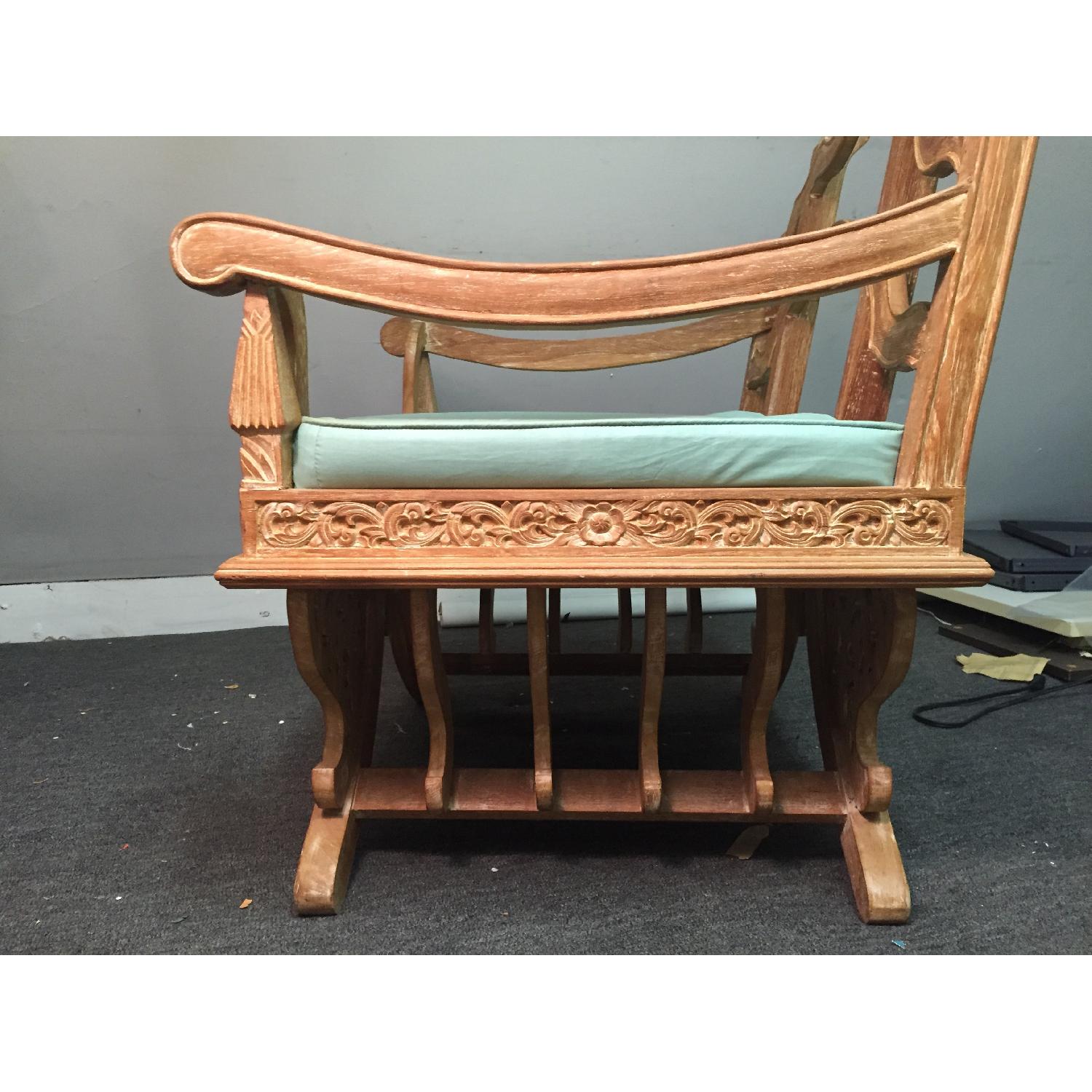 Antique Thai Howdah Gilt Elephant Throne Chairs (pair) - image-5