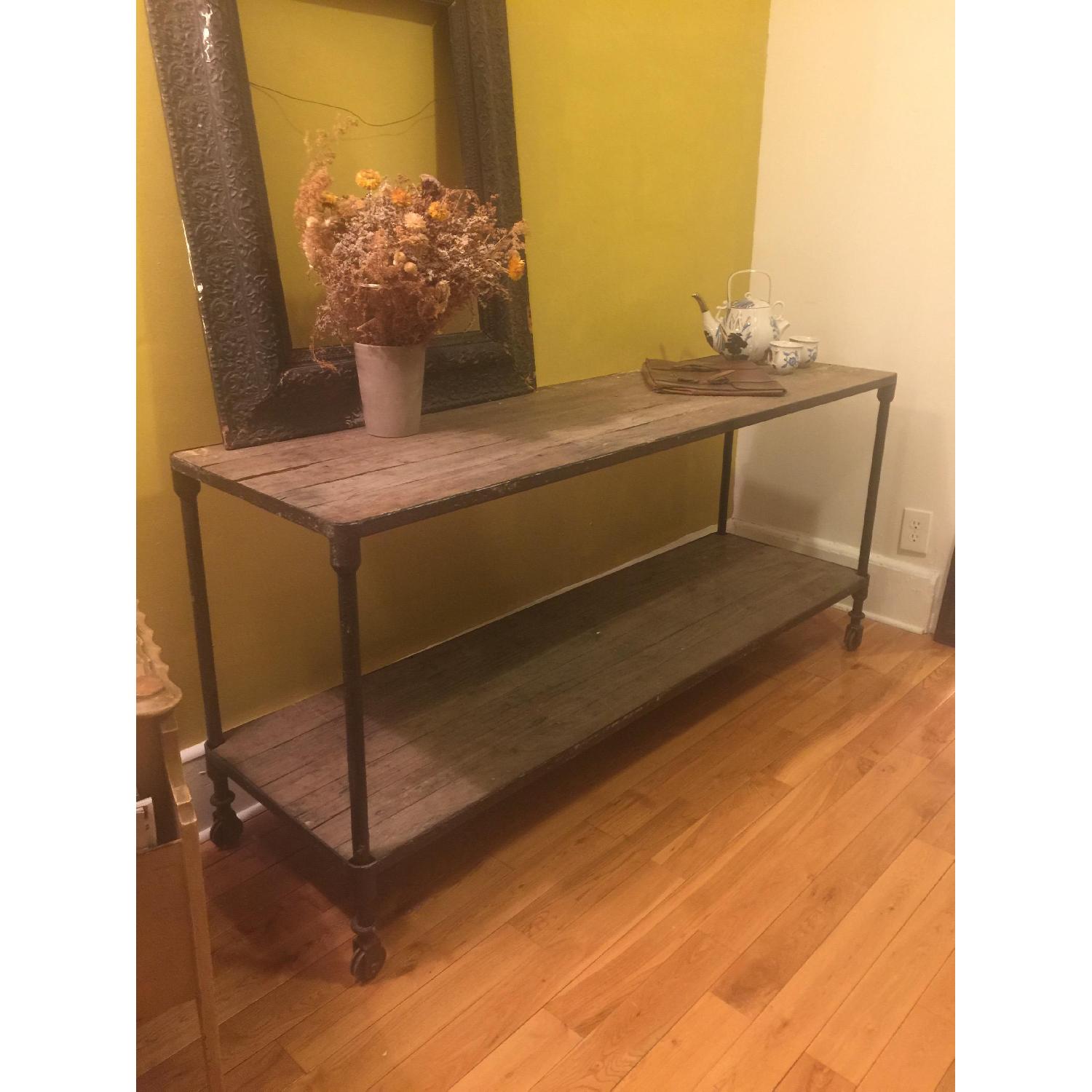 Restoration Hardware Dutch Industrial Rustic Console - image-2