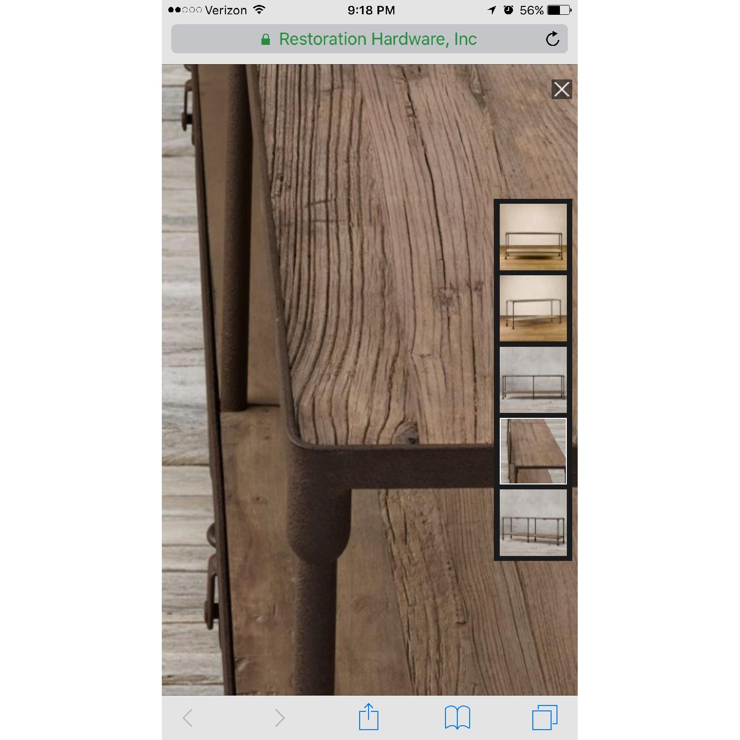 Restoration Hardware Dutch Industrial Rustic Console - image-3