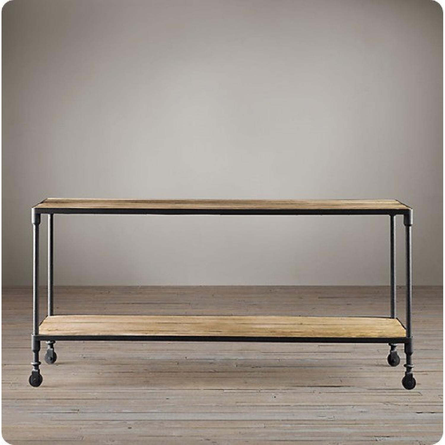 Restoration Hardware Dutch Industrial Rustic Console - image-5